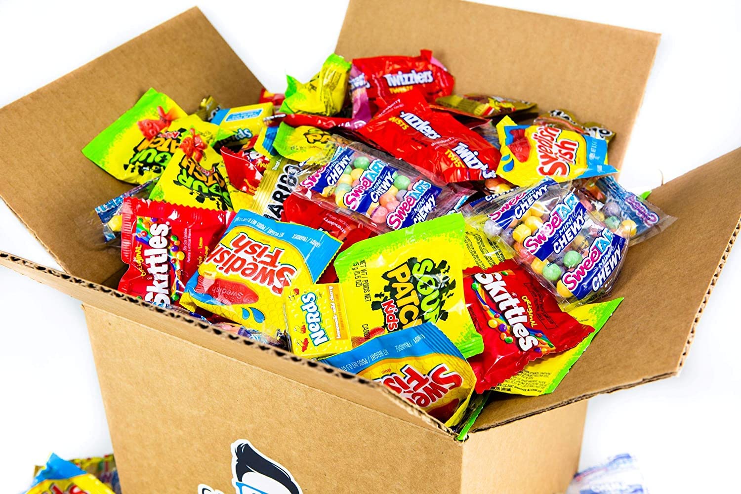 Candy Geek 8lb Bulk Boxes - Assorted Sweet & Delicious Candy Mix for Parties, Halloween, Christmas & Office Snacks