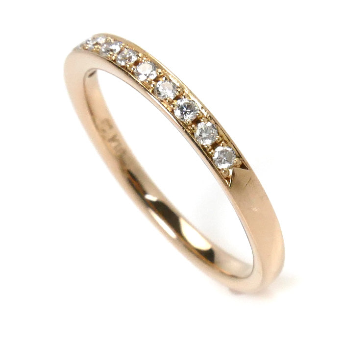 4℃ Half Eternity 18K White Gold Diamond Ring - 0.50ct Round Cut Wedding Band for Women, Perfect for Anniversary, Engagement & Everyday Elegance