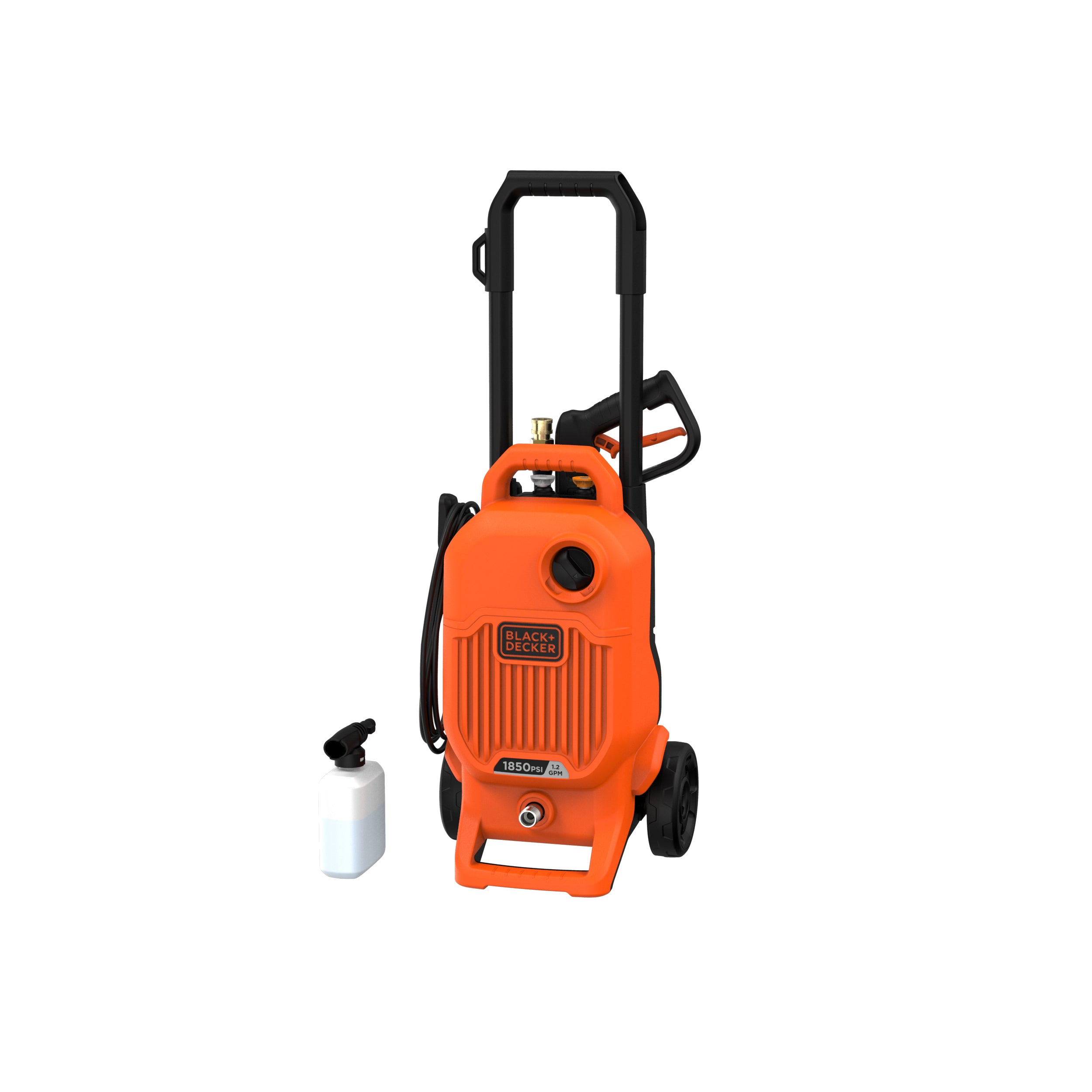 1850 MAX PSI Electric Pressure Washer - 1.2 GPM Cold Water Power Cleaner for Home, Driveway, Deck & Patio Cleaning