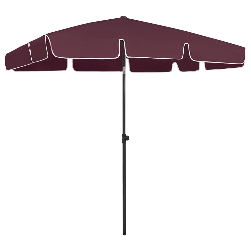 Bordeaux Red Beach Umbrella 78.7