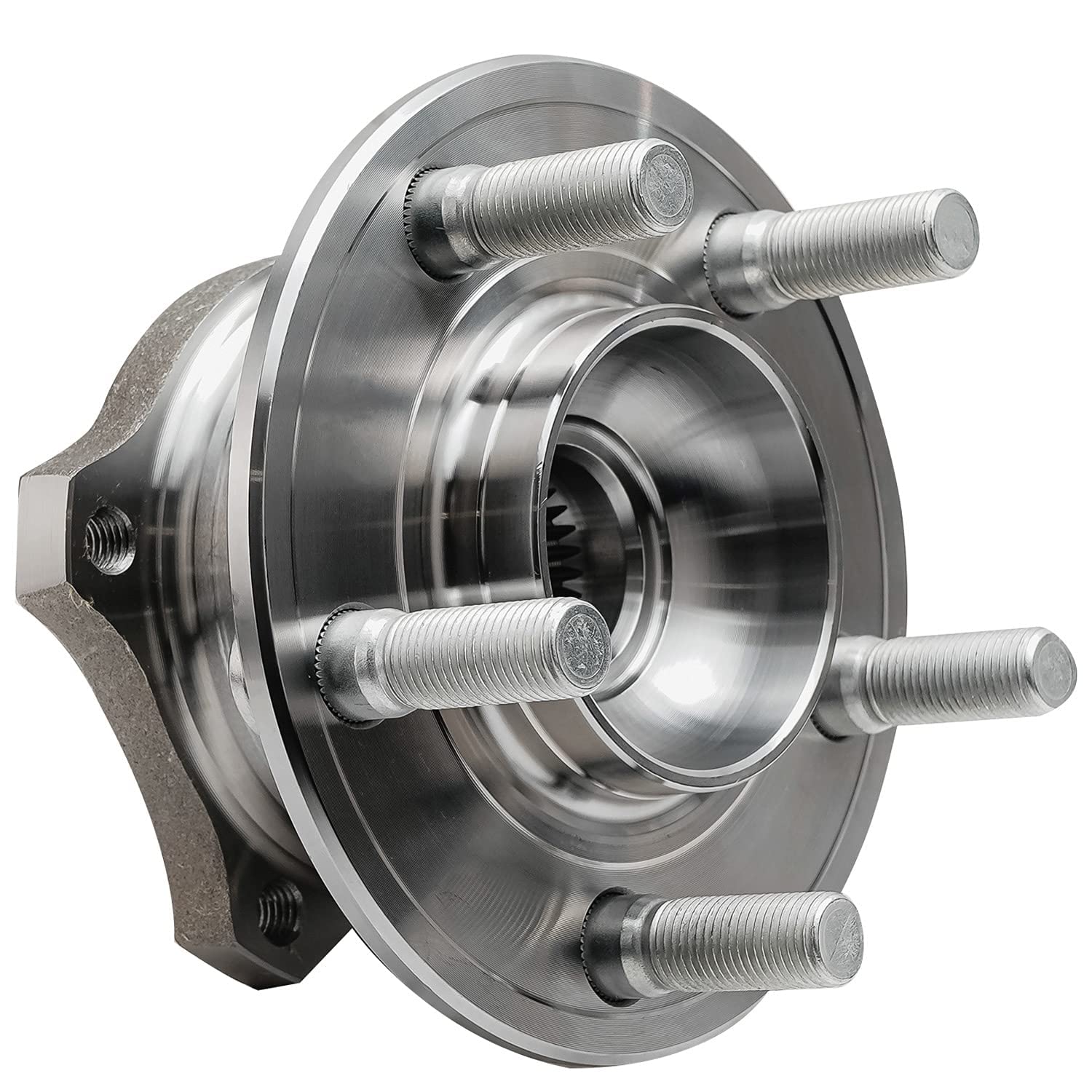 Detroit Axle - 2pc Set AWD Front Passenger Side CV Axle Wheel Bearing & Hub Assembly Replacement for Chrysler 300 Dodge Charger Magnum - Perfect for Off-Roading & Daily Commuting