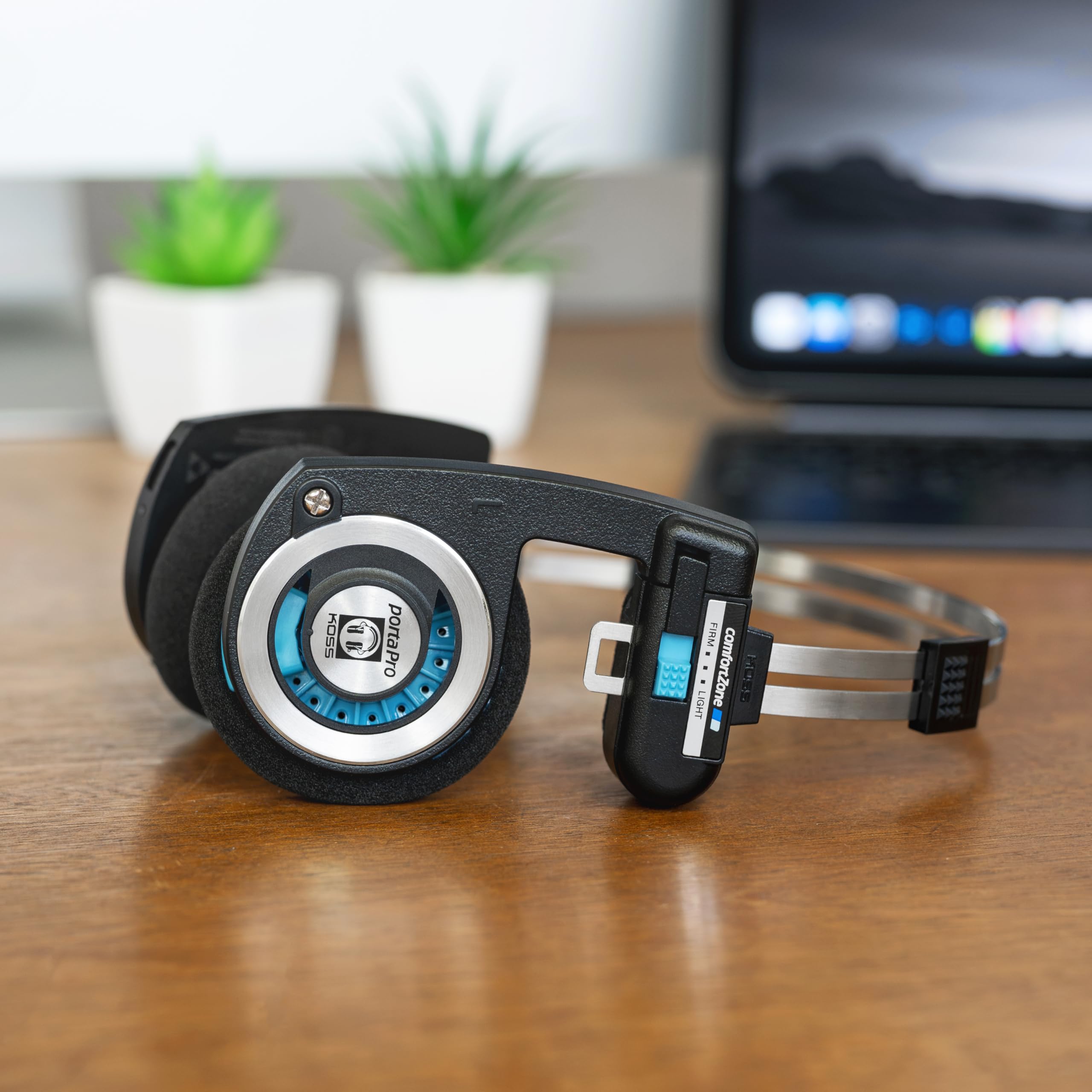 Koss Porta Pro Wireless 2.0 Bluetooth On-Ear Headphones - 20+ Hour Battery Life, USB-C Fast Charging, Built-in Mic, Analog Audio Pass-Through, Retro Design in Black | Perfect for Commuting, Workouts & Music Lovers