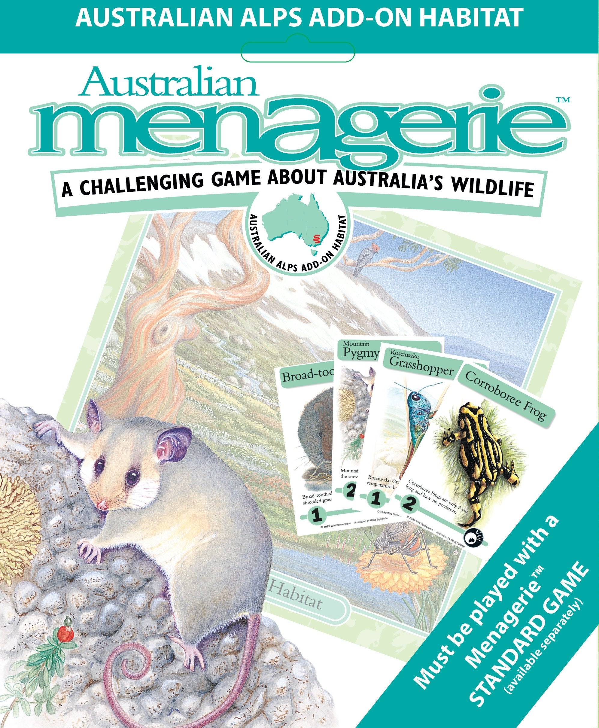 Australian Menagerie Game Expansion - Add On Habitat Packs for Board Game Enthusiasts | Perfect for Family Game Nights & Strategy Game Lovers