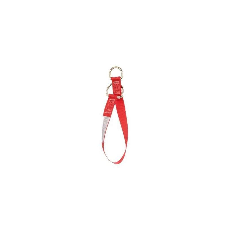 3M Tie Off Adapter No Wear Pad 5900577 - Red Safety Lanyard 3 ft (0.9 m) for Construction, Roofing & Fall Protection Work