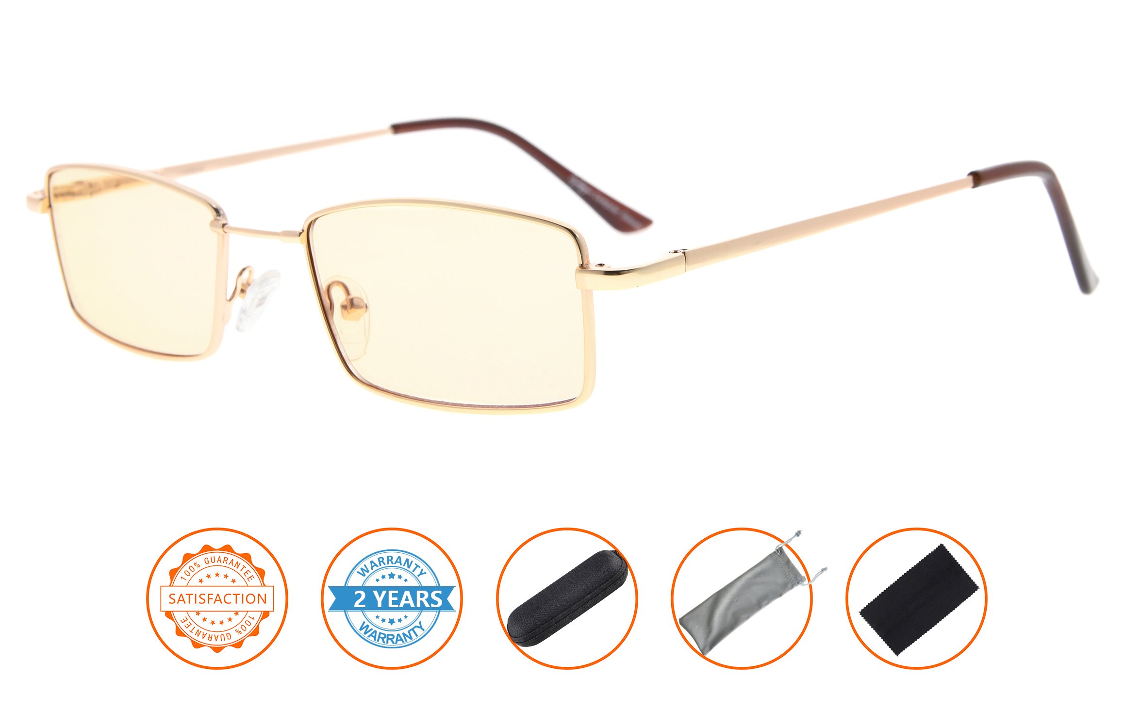 Blue Light Blocking Reading Glasses - Anti Eye Strain Computer Glasses for Women & Men with Bendable Bridge | Perfect for Office Work, Gaming & Screen Time