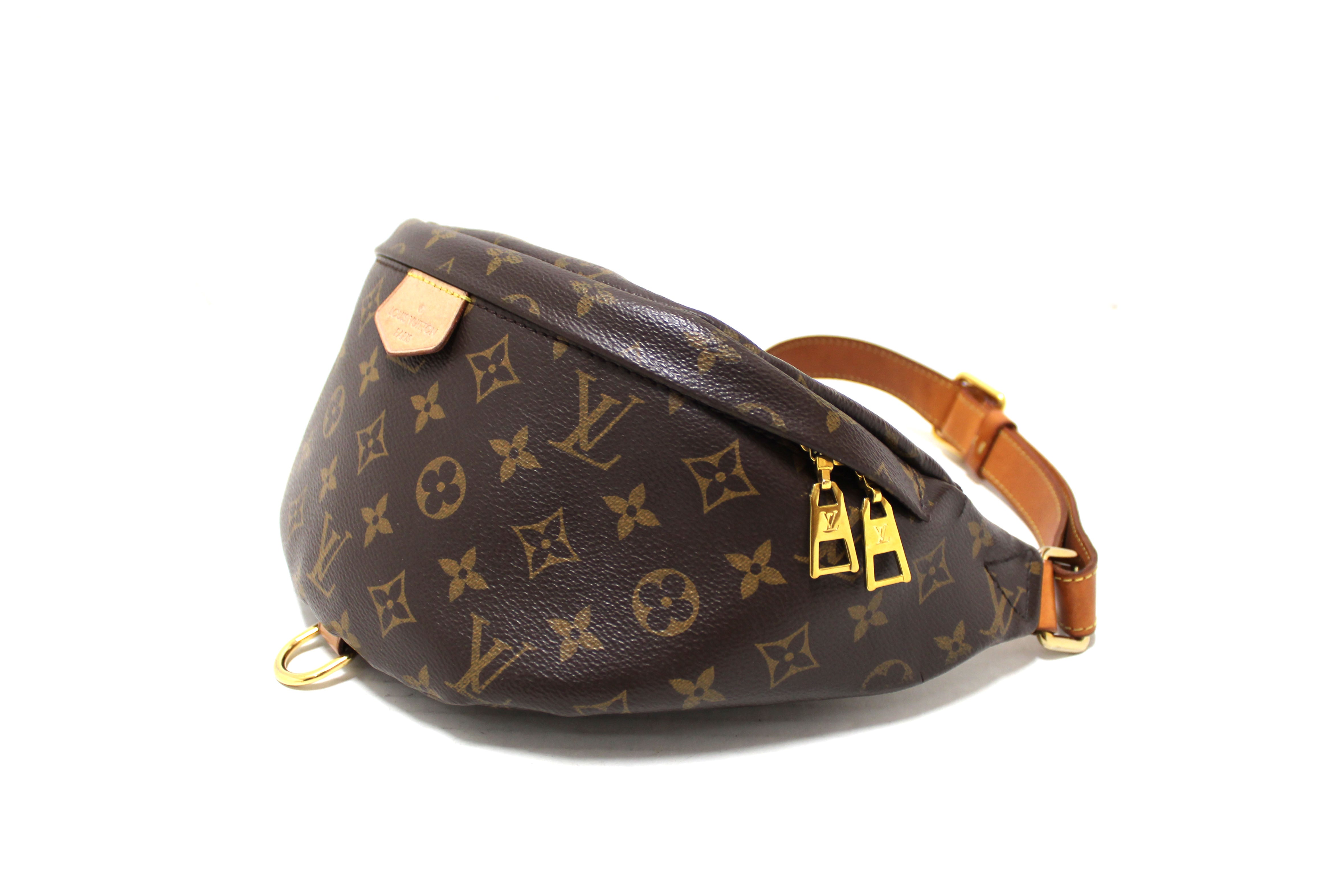 Authentic Louis Vuitton Monogram Canvas Bumbag Waist Bag - Stylish Crossbody Fanny Pack for Travel, Shopping & Everyday Use