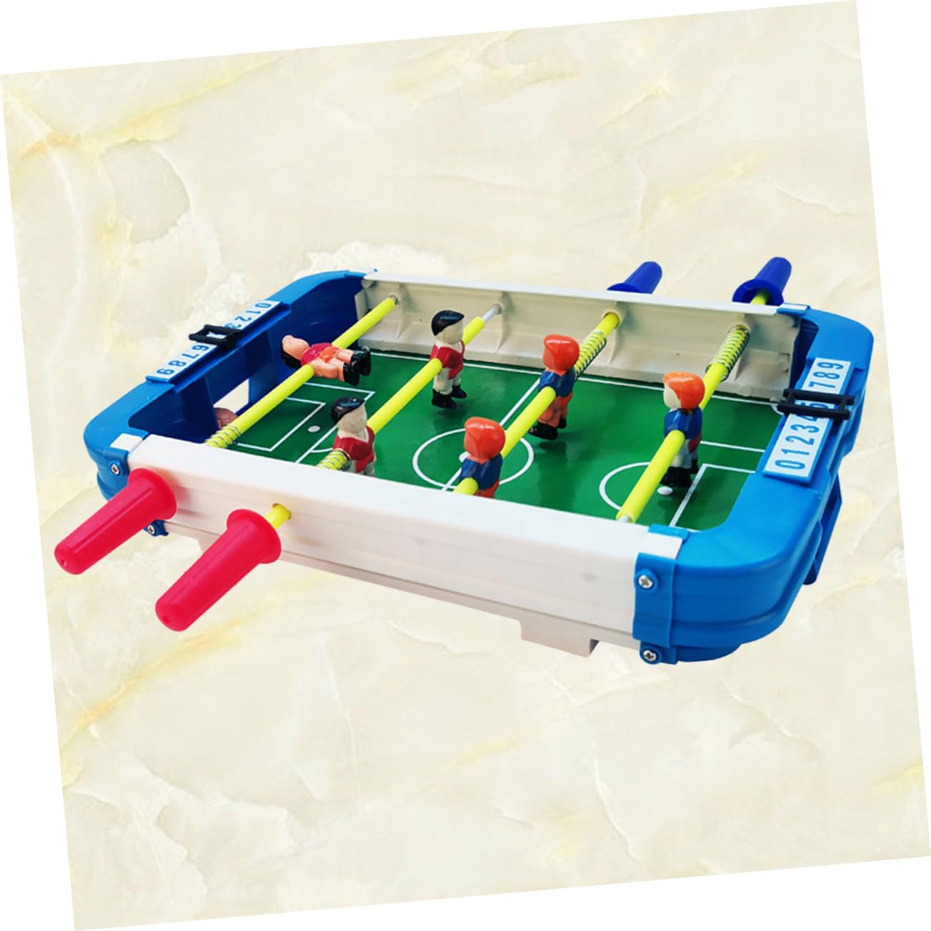 HONMEET Foosball Table Game - Kids Desktop Football Toy for Boys & Girls - Fun Indoor Game for Family, Parties & Office Play