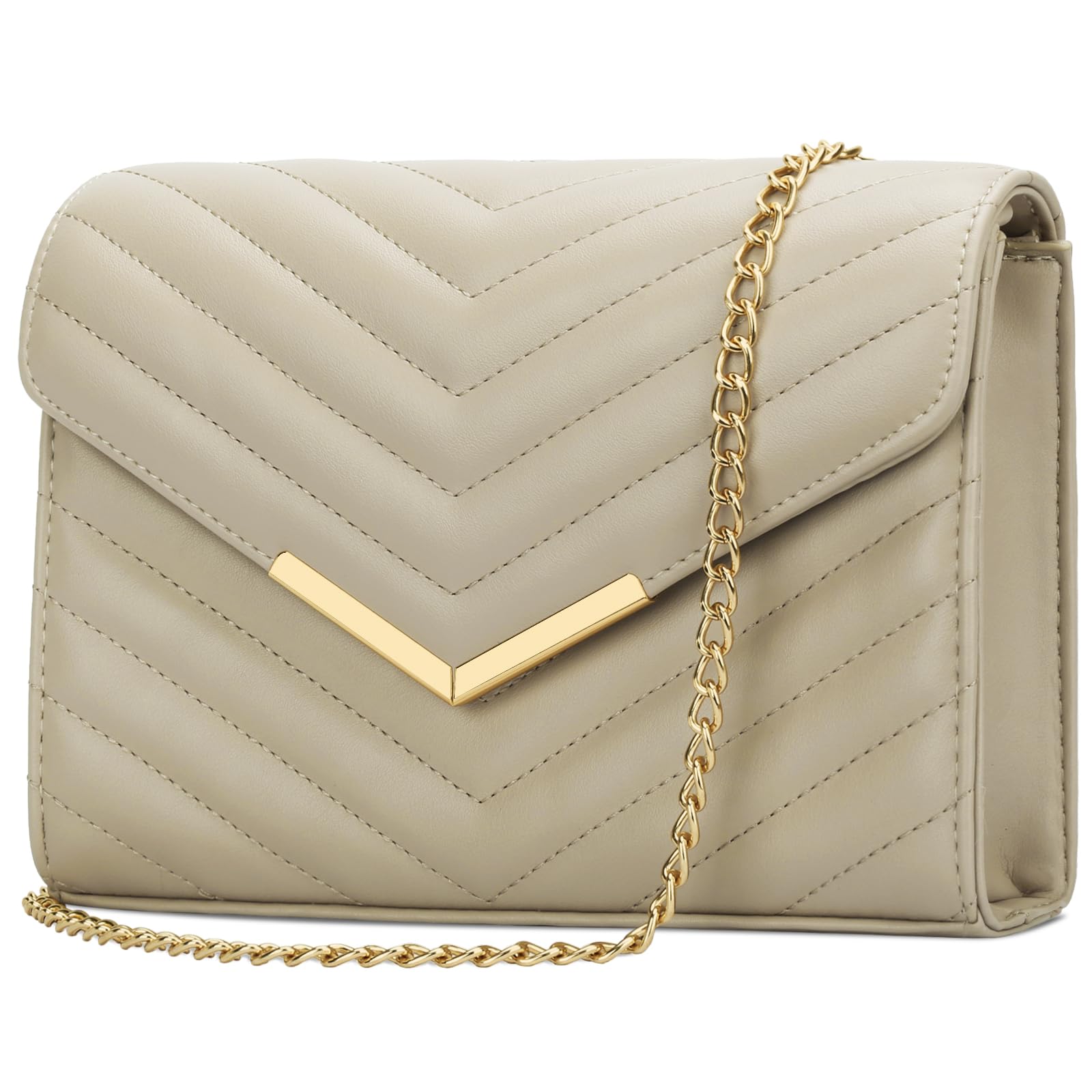 KKXIU Women's Vegan Leather Evening Clutch Purse - Elegant Envelope Handbag for Party, Wedding, Prom & Bridal Events | Perfect for Cocktail Parties, Date Nights & Formal Occasions