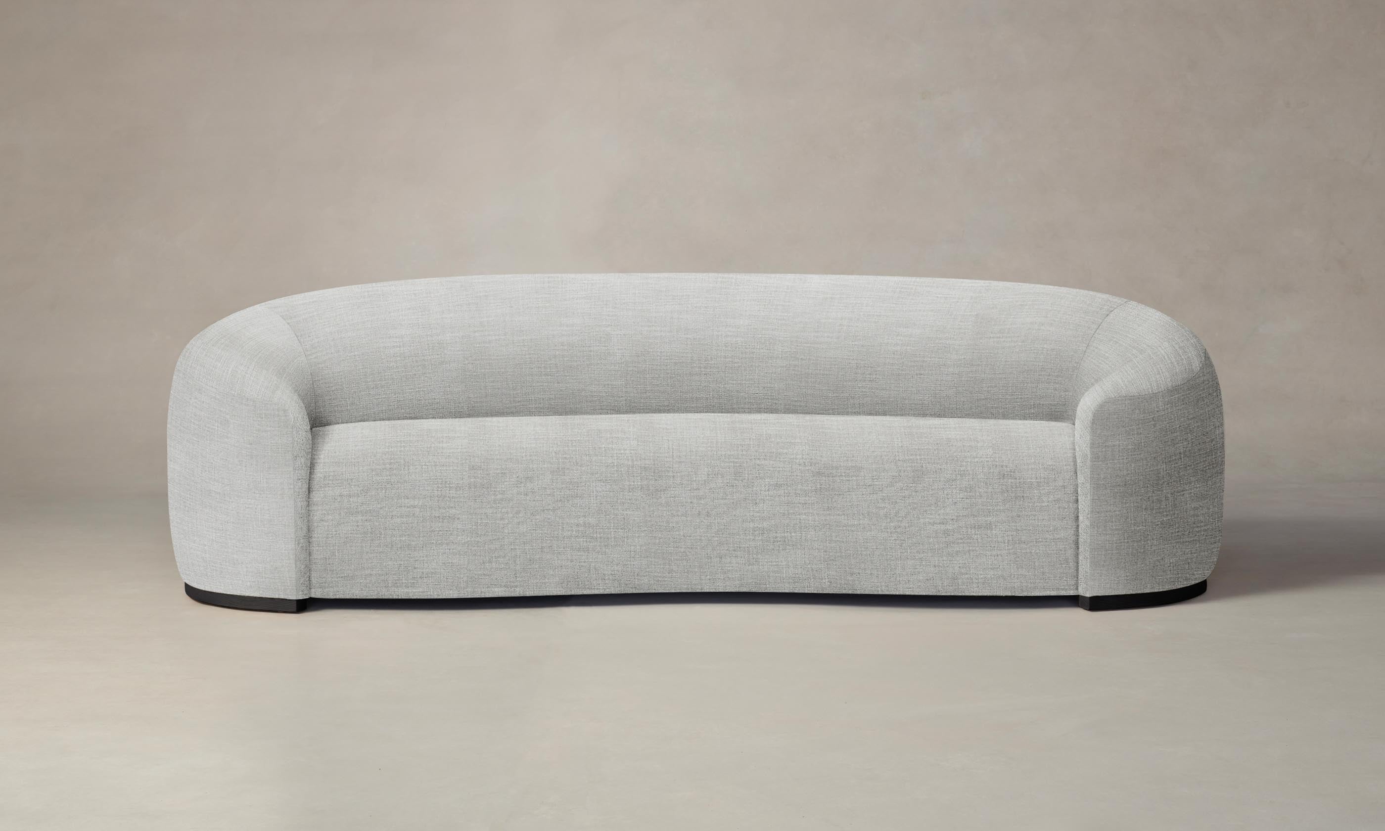 The Chelsea Sofa - Premium Performance Textured Tweed Dove Fabric - Perfect for Living Room, Lounge & Home Theater Seating