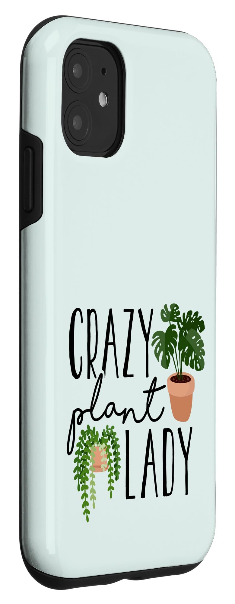 iPhone 11 Case - Cute Crazy Plant Lady Design for Gardening Enthusiasts | Perfect Gift for Plant Lovers & Nature-Themed Phone Protection