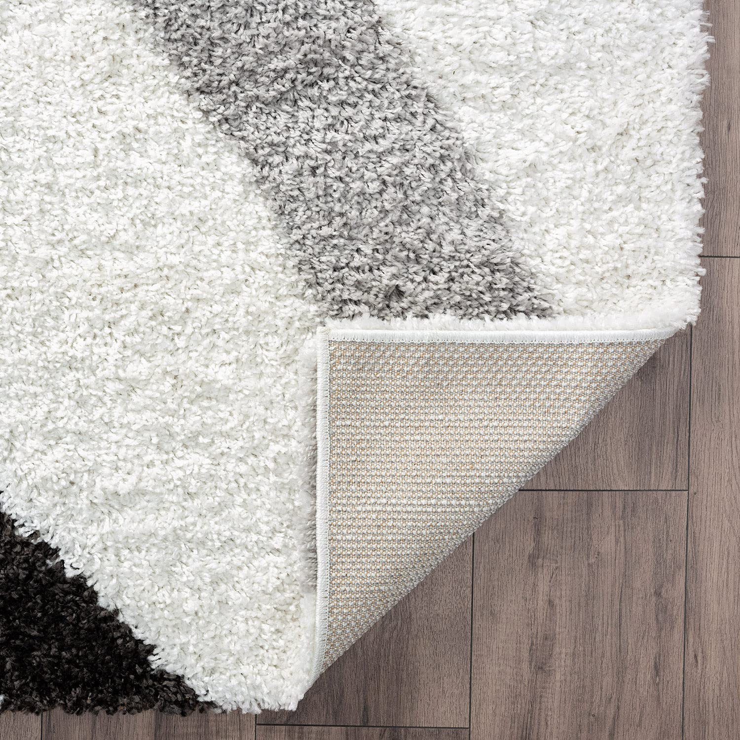 Soft White 8x10 Shag Rug - Easy Clean Large Area Rug for Living Room, Bedroom, Dining Room & Kitchen - Modern Plush Shaggy Carpet for Cozy Home Decor - Perfect for Entryway, Lounge & Family Gatherings
