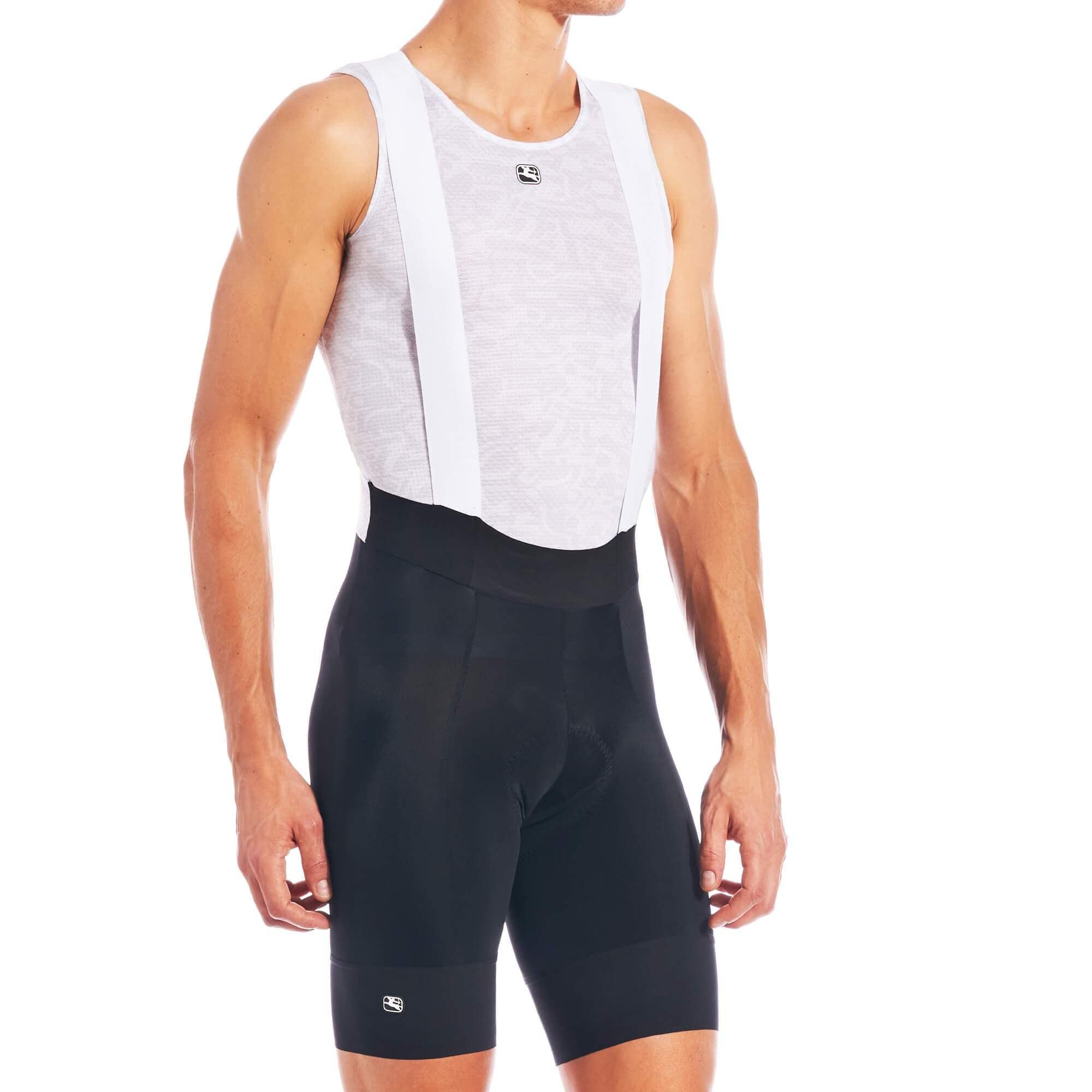 Giordana Men's Fusion Cycling Bib Shorts - High Performance Bike Shorts for Road & Mountain Biking - Comfortable Padded Cycling Gear for Training & Racing