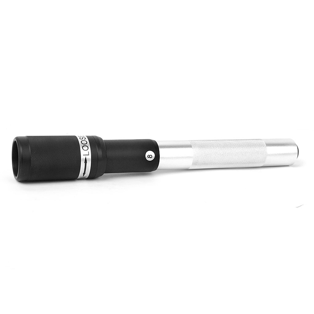 Telescopic Cue Extension for Billiards Pool Cue - Adjustable Black & Silver Cue Extender | Perfect for Snooker, 8-Ball & 9-Ball Games | Extends Reach for Better Shots