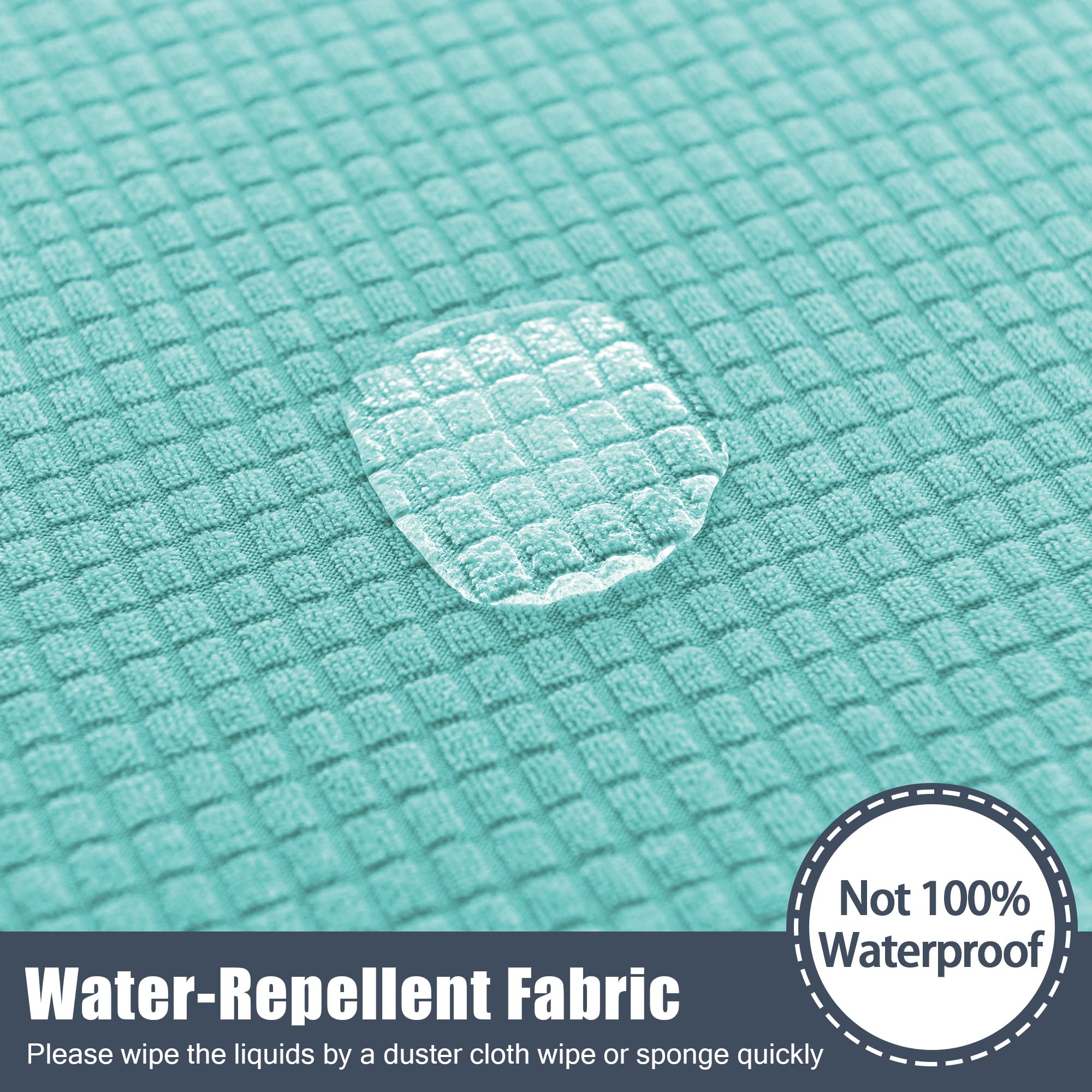 Waterproof Stretch Sofa Slipcover - Soft Elastic Furniture Protector for Couches, Kids & Pets (Aqua, Small) | Perfect for Living Room, Family Gatherings & Pet-Friendly Homes