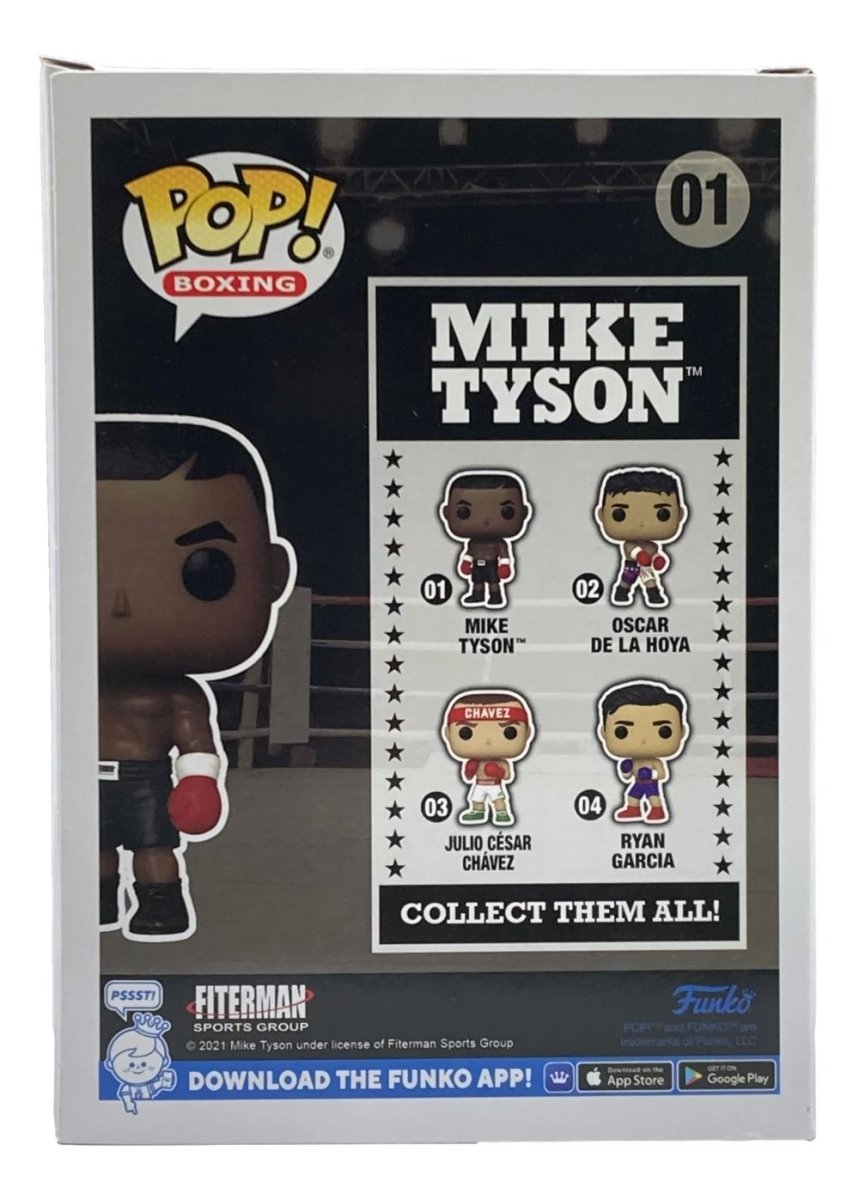 Mike Tyson Signed Red Boxing Gloves Funko Pop #01 with JSA COA - Limited Edition Collectible for Boxing Fans, Sports Memorabilia & Home Decor