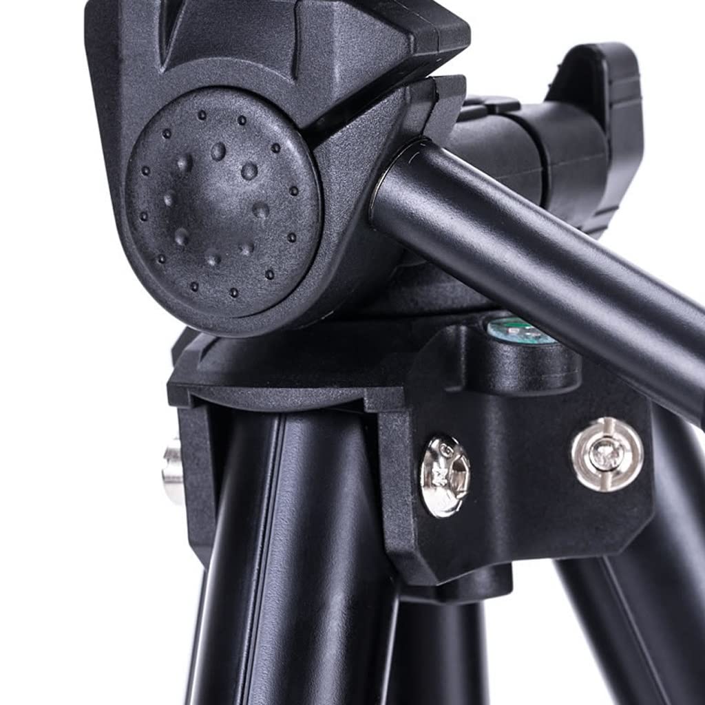 KUNYTLINN Adjustable Projector Stand - Portable Tripod for Camera, SLR, Telescope, Home Theater & Office Meetings | Heavy Duty Black Metal Base | Perfect for Indoor & Outdoor Photography, Presentations & Movie Nights