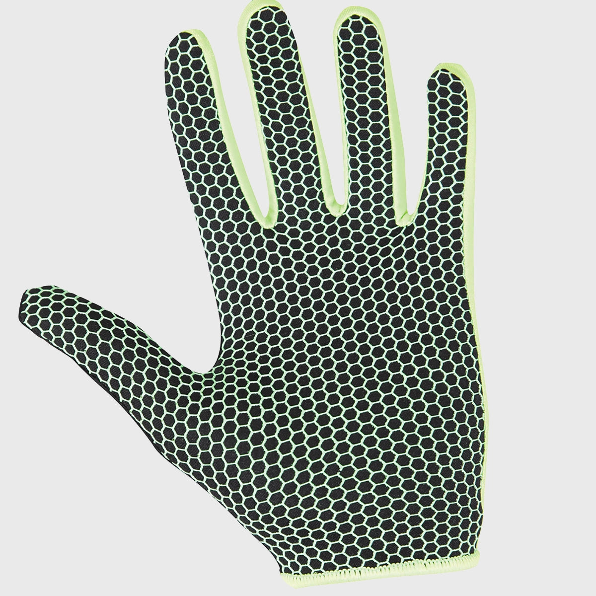 Gilbert Kid's Atomic Full Finger Rugby Grip Mitt - Black/Green - Youth Rugby Gloves for Training & Matches - Perfect for Tackling, Passing & Catching