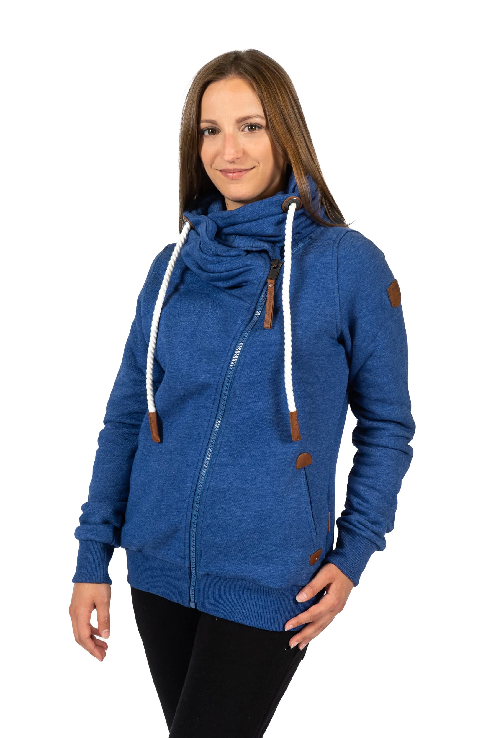 Wanakome Women's Hestia Zip Up Hoodie Sweatshirt - Cozy Fleece Pullover for Casual Wear, Gym, and Outdoor Activities