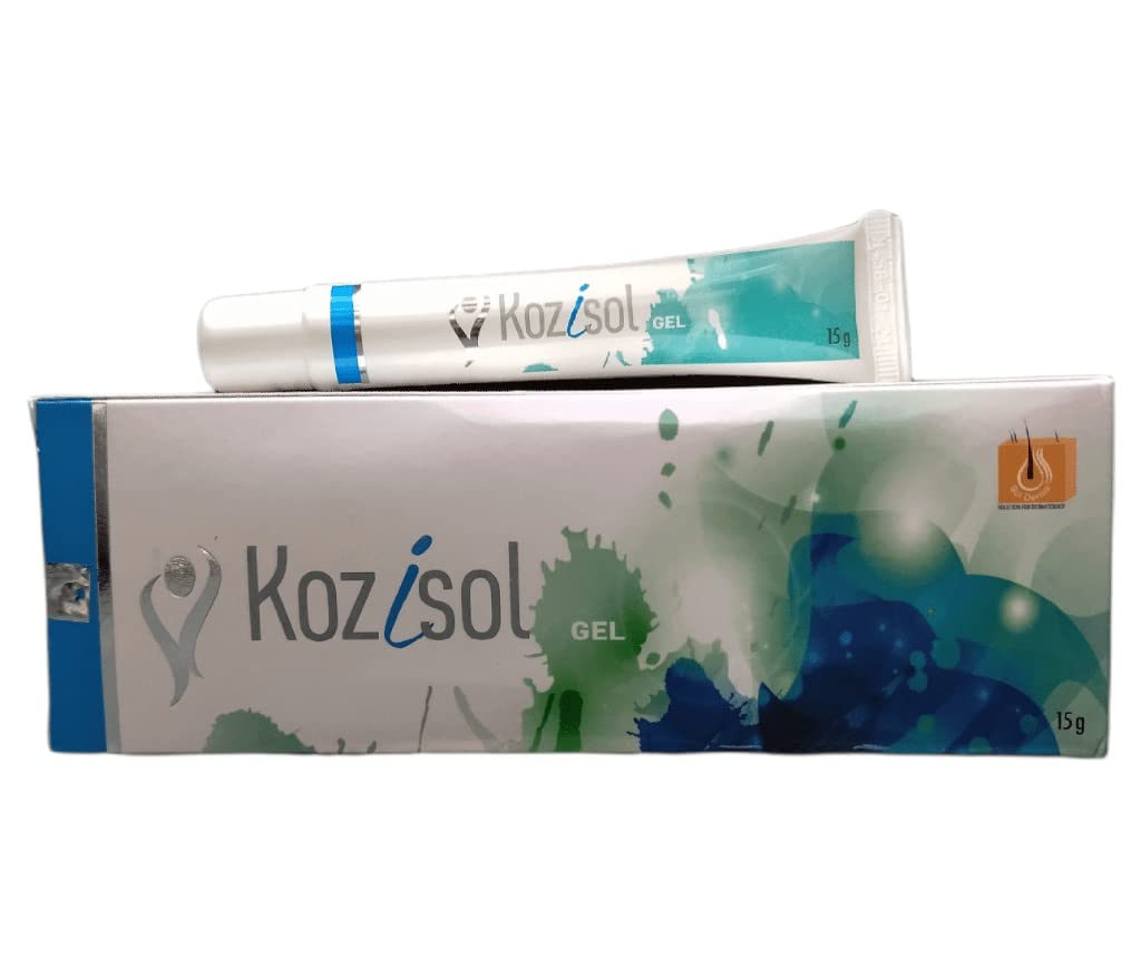 COSMOSHINE Kozisol Gel 15gm - Fast-Acting Skin Repair Cream for Eczema, Psoriasis & Dermatitis | Soothing Relief for Dry, Itchy Skin | Perfect for Daily Skincare Routine & Sensitive Skin Care