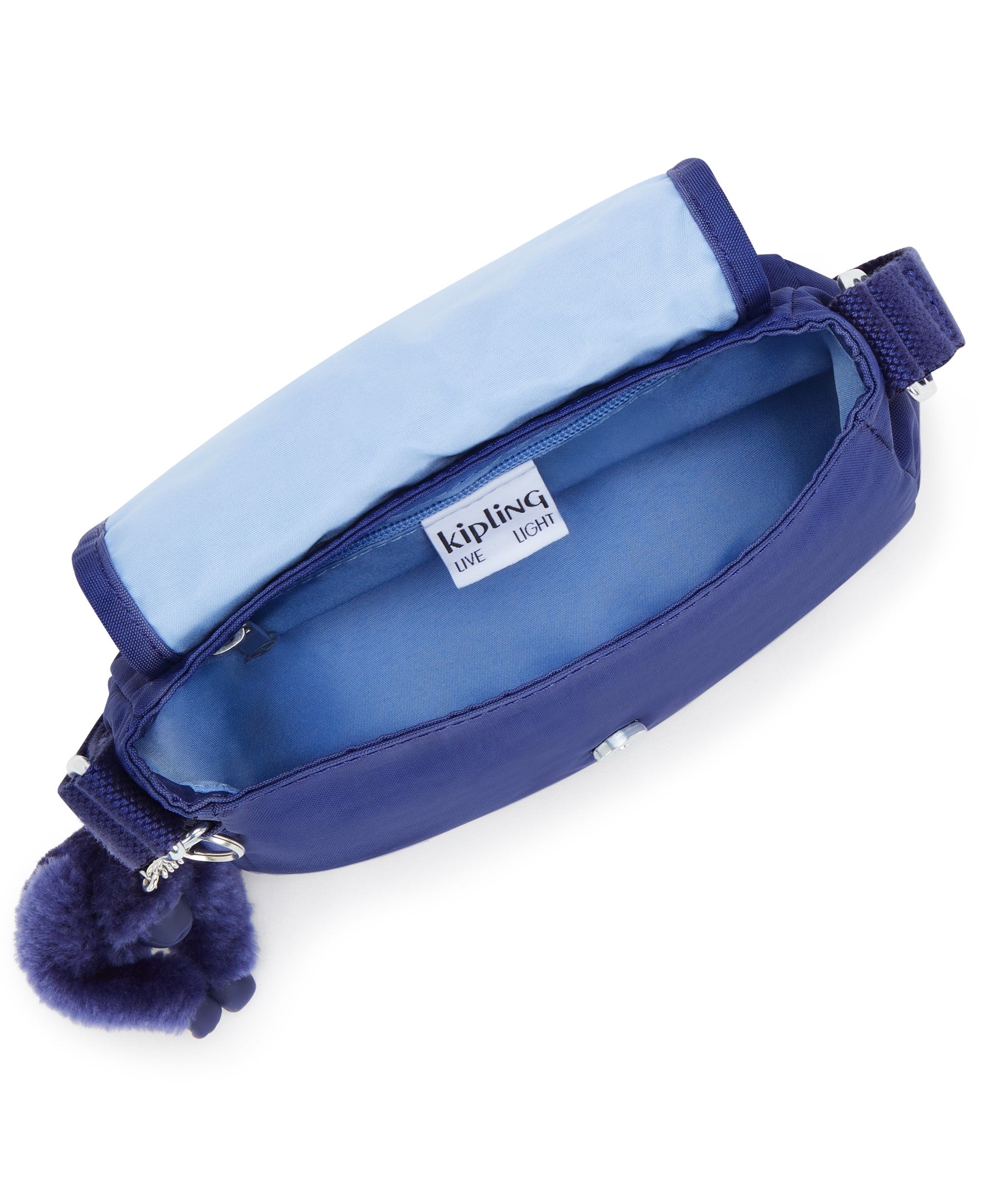 Kipling Sabian Crossbody Mini Bag - Lightweight & Durable Women's Shoulder Purse in Ocean Blue | Perfect for Travel, Shopping & Everyday Use
