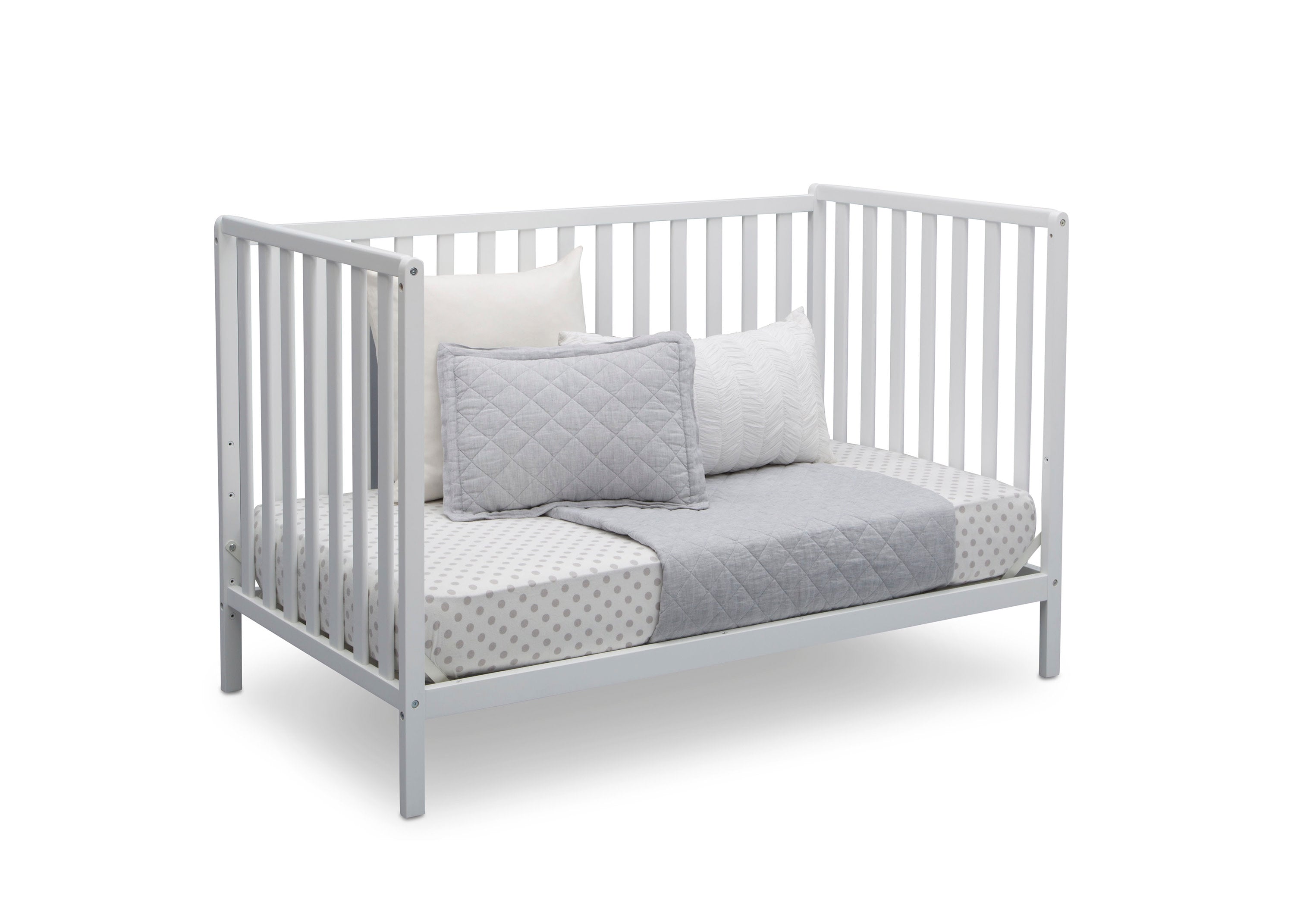 Heartland 4-in-1 Convertible Baby Crib - Toddler Bed, Daybed & Full-Size Bed - Safe Nursery Furniture for Newborn to Adult - Perfect for Baby Rooms, Daycare Centers & Guest Bedrooms