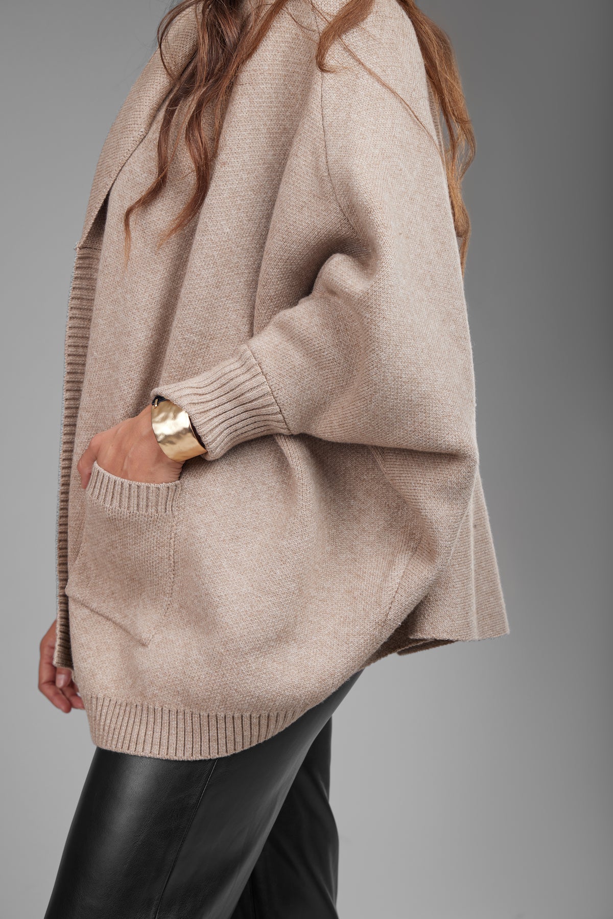 Open Front Oversized Cardigan Sweater for Women - Cozy Long Chunky Knit Wrap Cardigan - Perfect for Fall, Winter & Layering Outfits