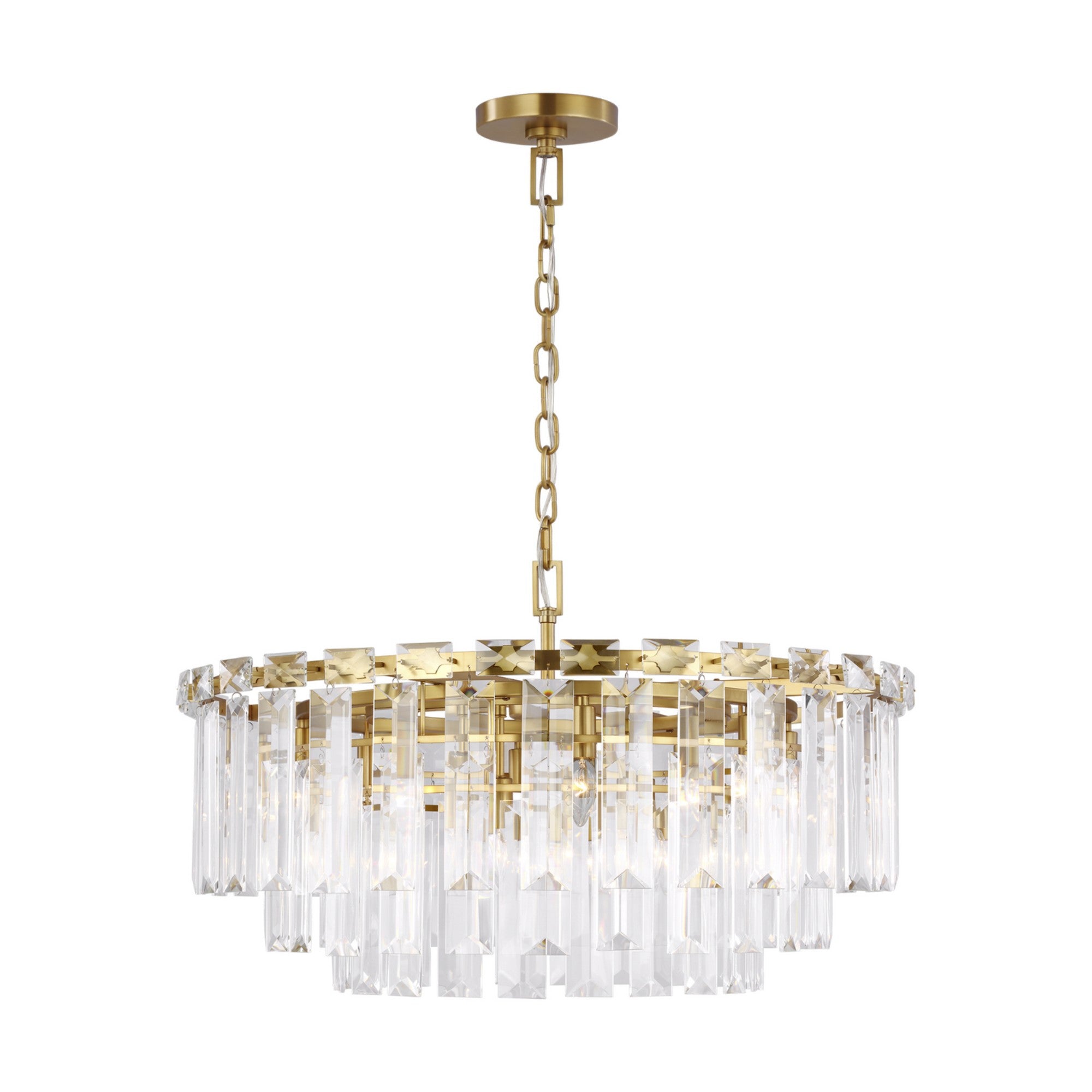 Arden Chandelier - Elegant Crystal Ceiling Light Fixture for Dining Room, Living Room & Bedroom | Modern Home Decor Lighting