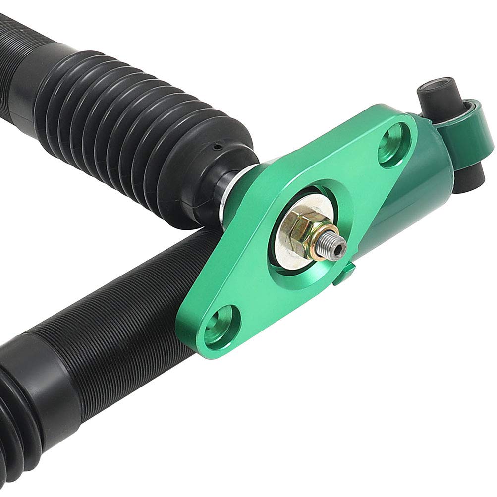 ECCPP Adjustable Coilover Suspension Kit - Height Adjustable Struts & Coil Spring Shocks for 2011-2015 Hyundai Genesis Coupe | Performance Upgrade | Green | Perfect for Street Racing & Track Day Use