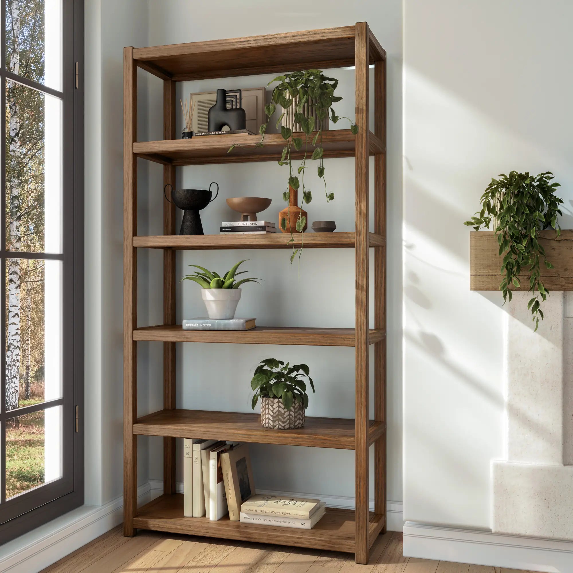 Greenport 3-Piece Home Office Set - Ergonomic Desk, Chair & Storage Shelf for Small Spaces | Perfect for Remote Work, Study & Productivity | Modern Workspace Furniture for Home & Office