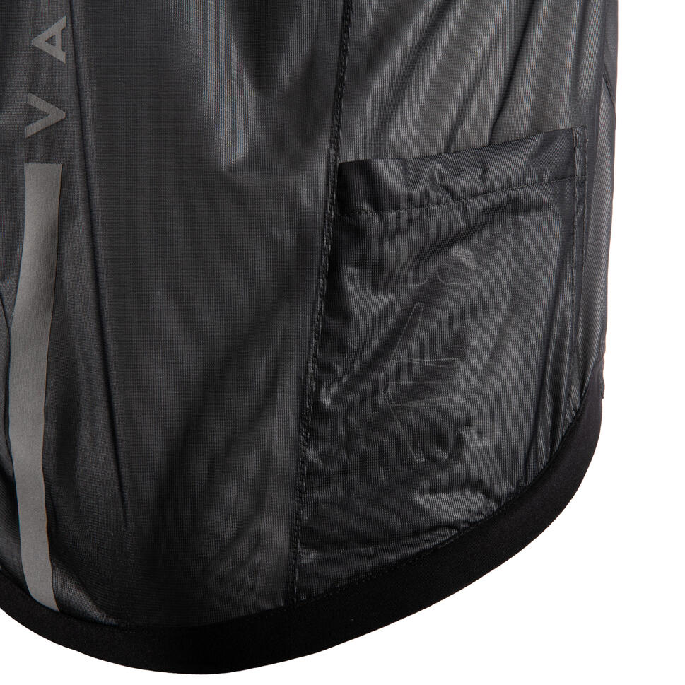 Van Rysel Men's Ultralight Waterproof Cycling Jacket - Breathable Windproof Bike Jacket for Outdoor Sports & Commuting - Perfect for Road Cycling, Mountain Biking & Urban Commute