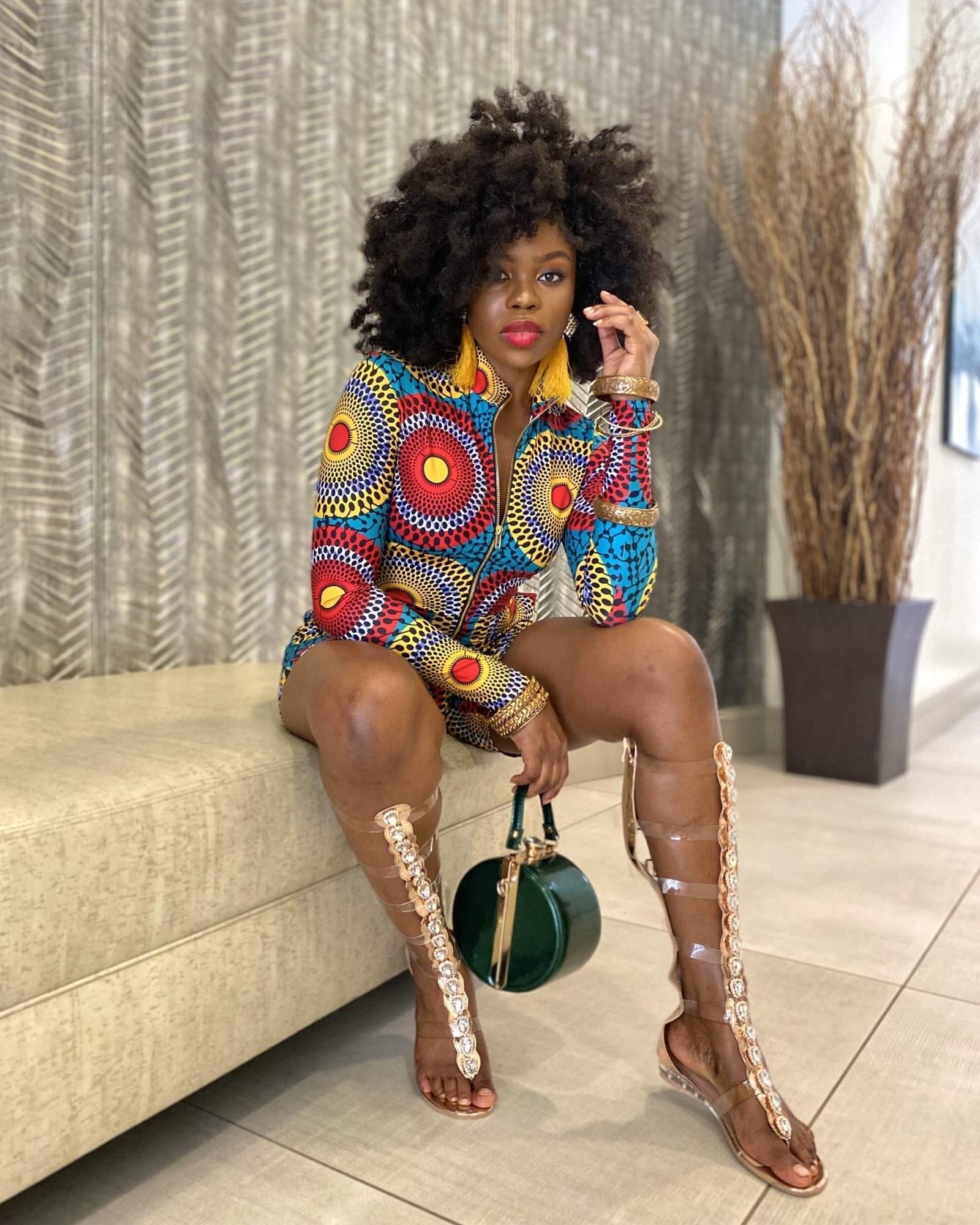 African Print Short Jumpsuit for Women - Stylish Summer Romper with Vibrant African Patterns - Perfect for Beach Vacations, Music Festivals & Cultural Events