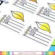 Waffle Flower Bullet List Stamp Set for Planner & Journaling | DIY Scrapbooking & Card Making Stamps