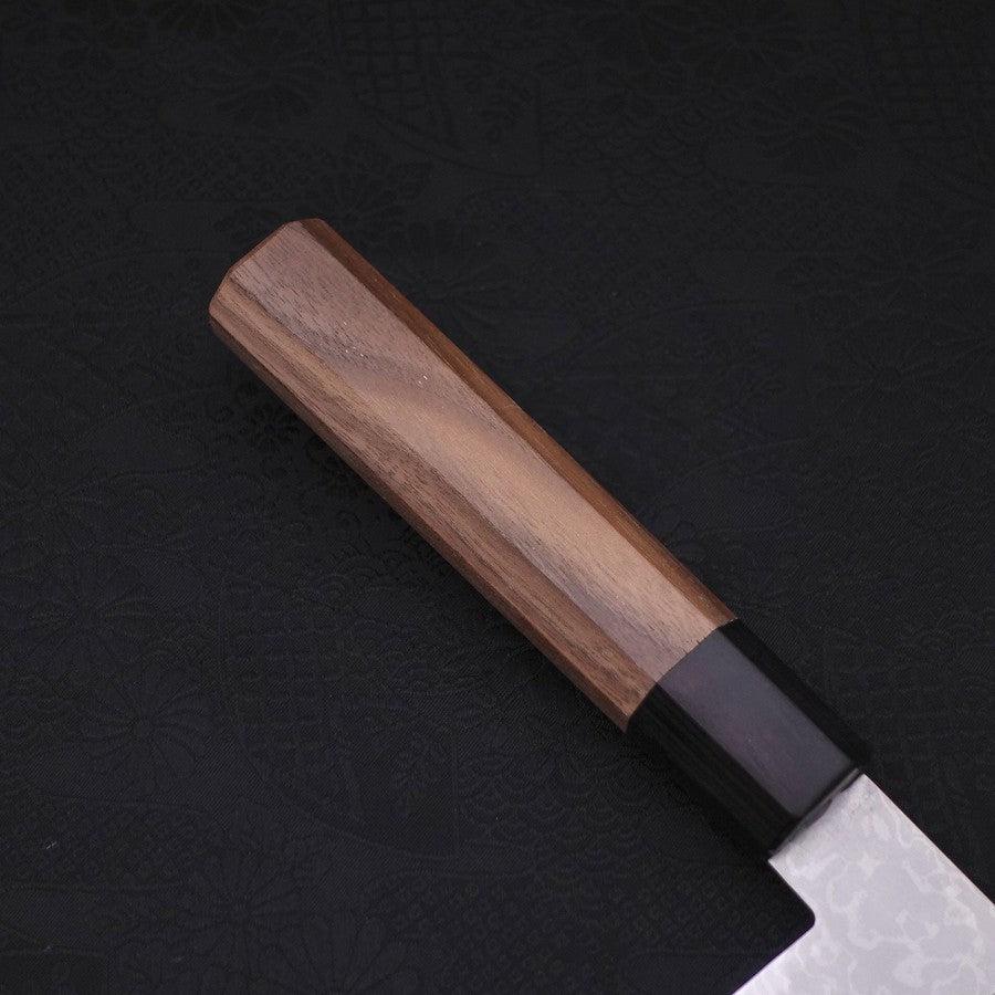 VG-10 Damascus Santoku Knife 7-Inch with Walnut Handle - Professional Japanese Kitchen Knife for Slicing, Dicing, and Chopping Vegetables, Meat, and Fish