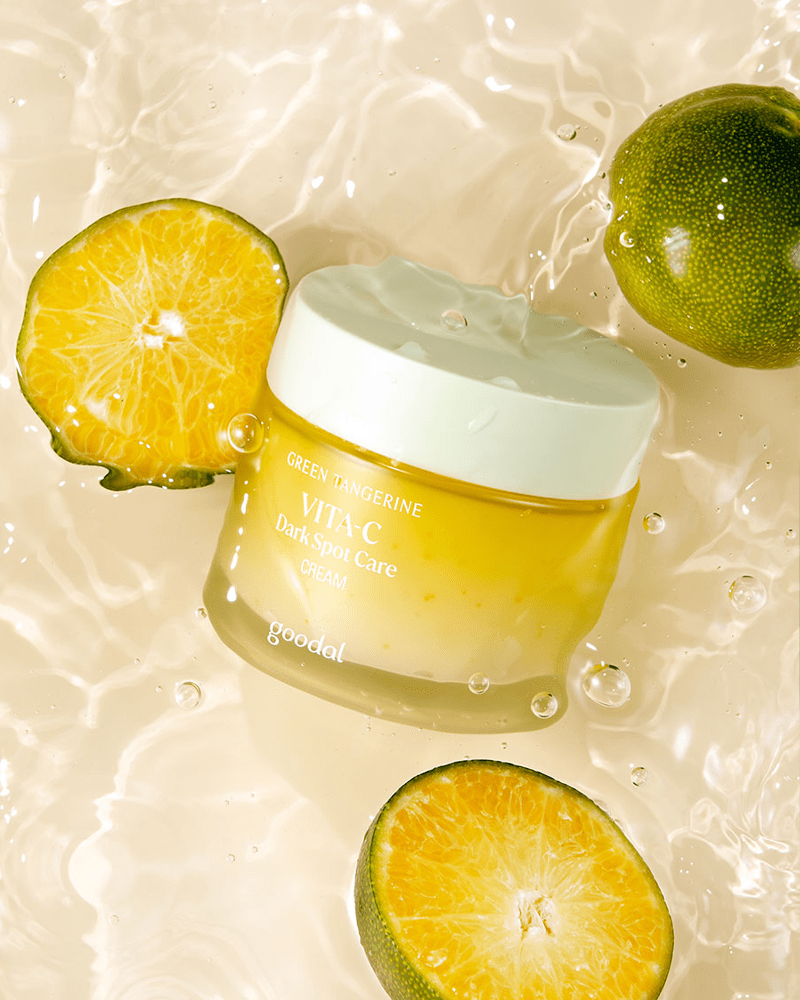 Goodal Green Tangerine Vita C Dark Spot Care Cream 50mL - Brightening Face Moisturizer for Hyperpigmentation & Uneven Skin Tone - Perfect for Daily Skincare Routine & Nighttime Repair