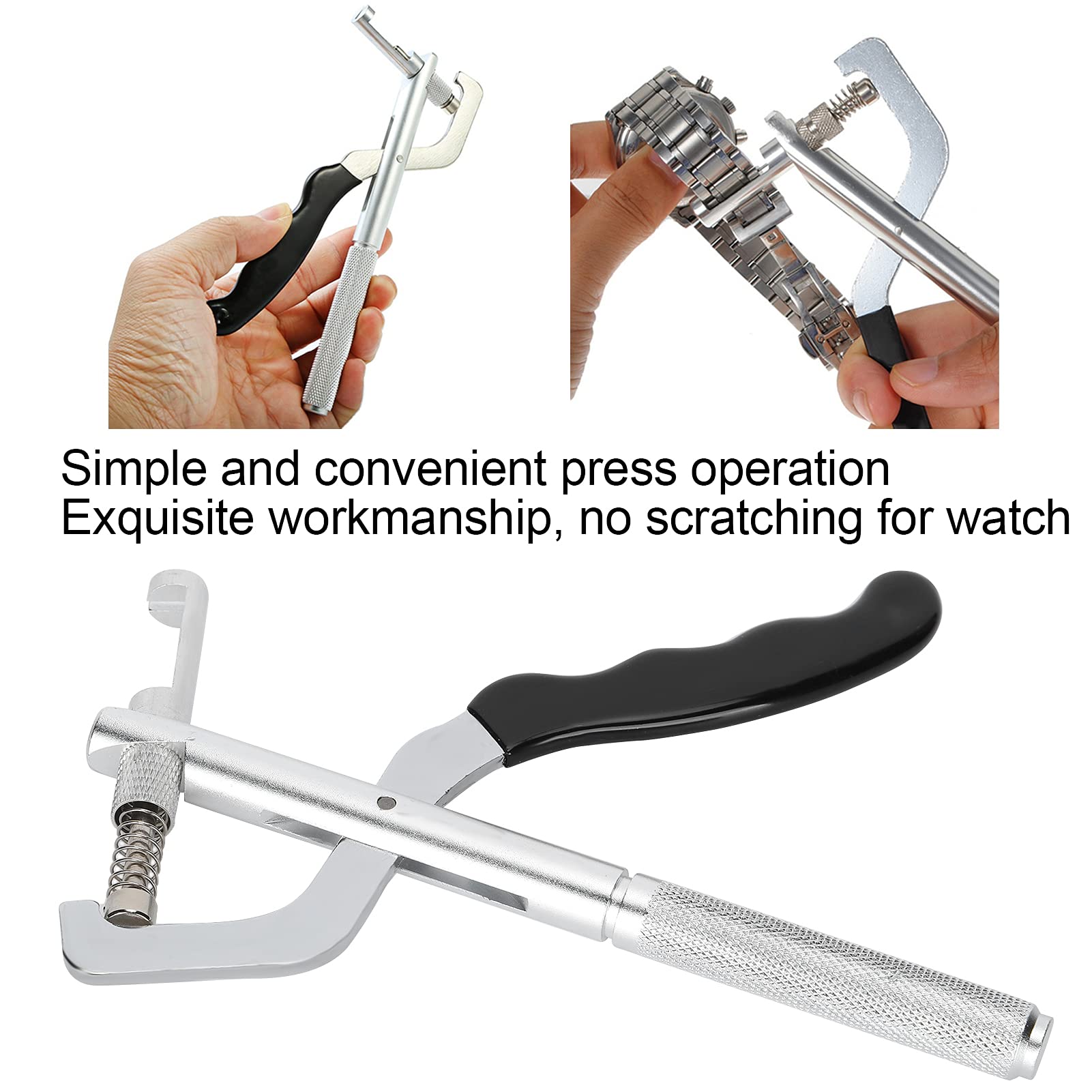 Watch Band Removal Pliers - Spring Assisted Watch Repair Tool for Watchmakers | Professional Watch Strap Link Pin Remover | Perfect for Watch Repair Shops & DIY Enthusiasts