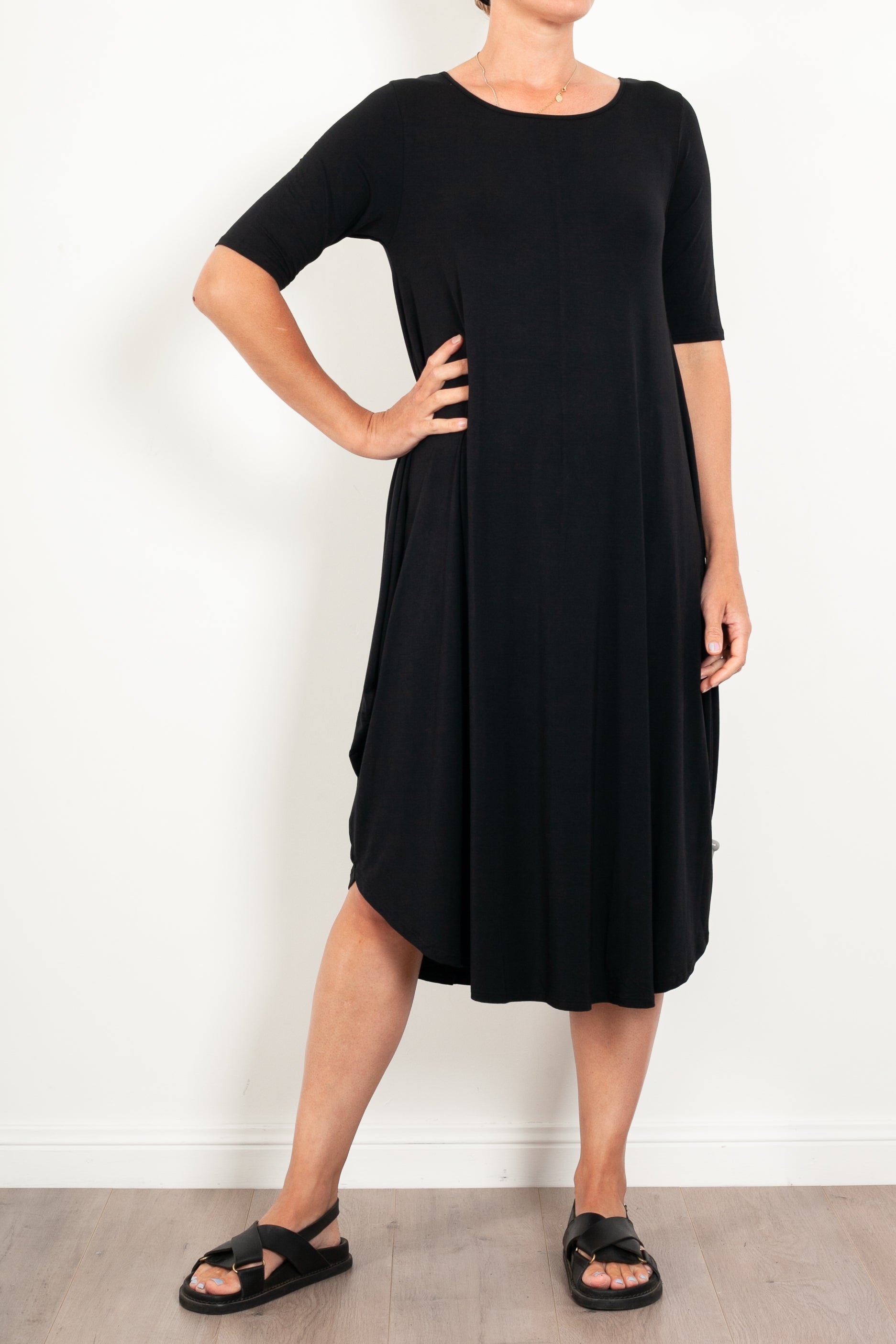 Tani Original Micromodal Tri Dress - Soft Stretchy Women's Casual Dress for Everyday Wear, Lounge & Travel