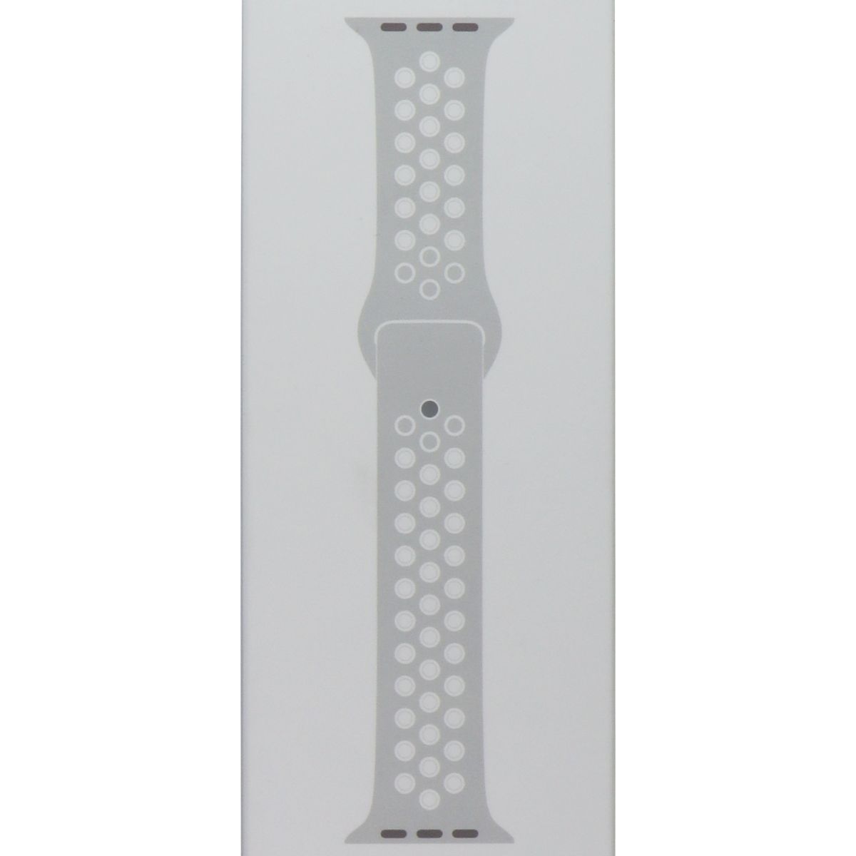 Apple Watch 38mm/40mm/41mm Nike Sport Band - Pure Platinum/White | Lightweight & Breathable for Running, Workouts & Active Lifestyle