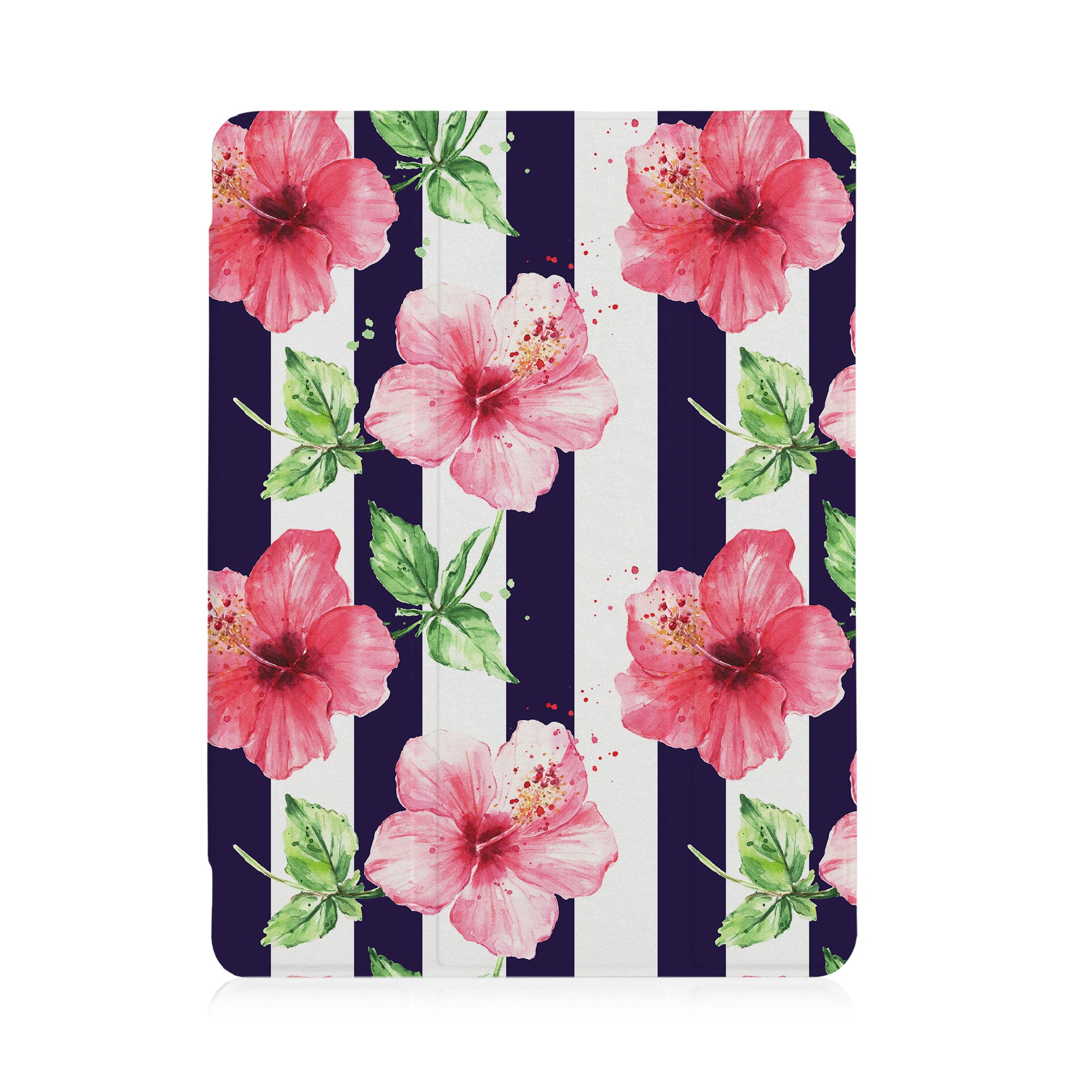 Geometric Flower iPad See-Through Case - Slim Protective Cover for iPad Air/Pro, Clear Transparent Design with Floral Pattern - Perfect for School, Work & Travel Accessories