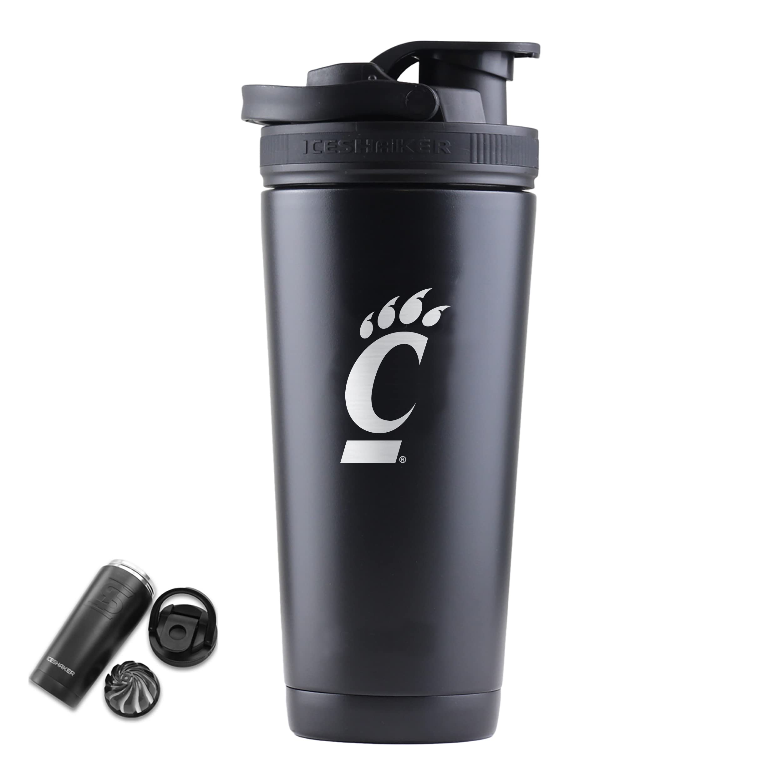 NCAA 26oz Ice Shaker Tumbler with Etched Logo - Perfect for Game Day & Gym