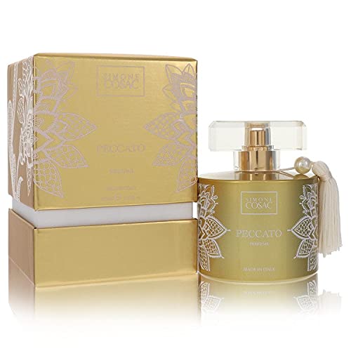 Simone Cosac Profumi Peccato Perfume Spray for Women - 3.38 oz Long-Lasting Floral Fragrance | Elegant Day & Night Scent for Work, Date & Special Occasions