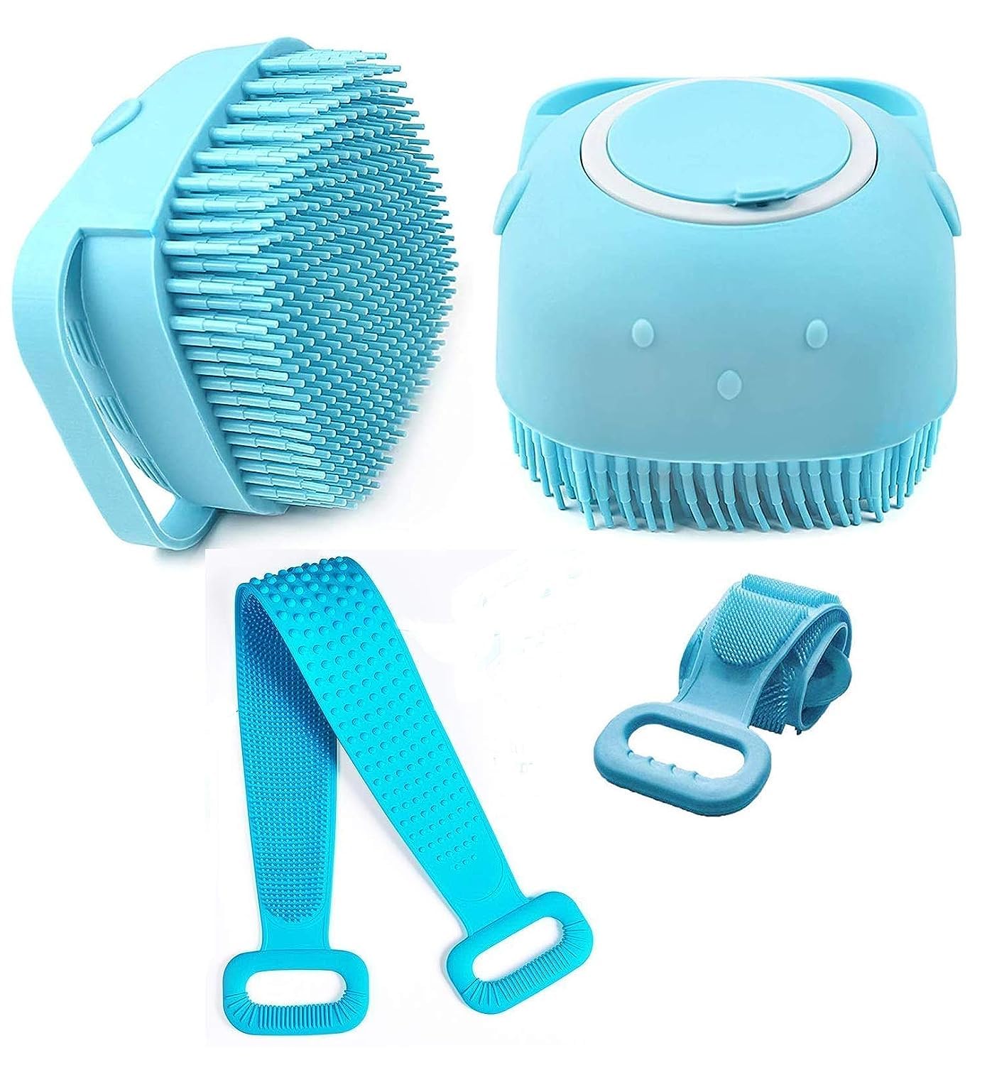 Narul Silicone Bath Brush - Exfoliating Body Scrubber & Massager for Soft Skin | Gentle Cleansing with Body Wash | Perfect for Shower, Spa, and Daily Skin Care Routine