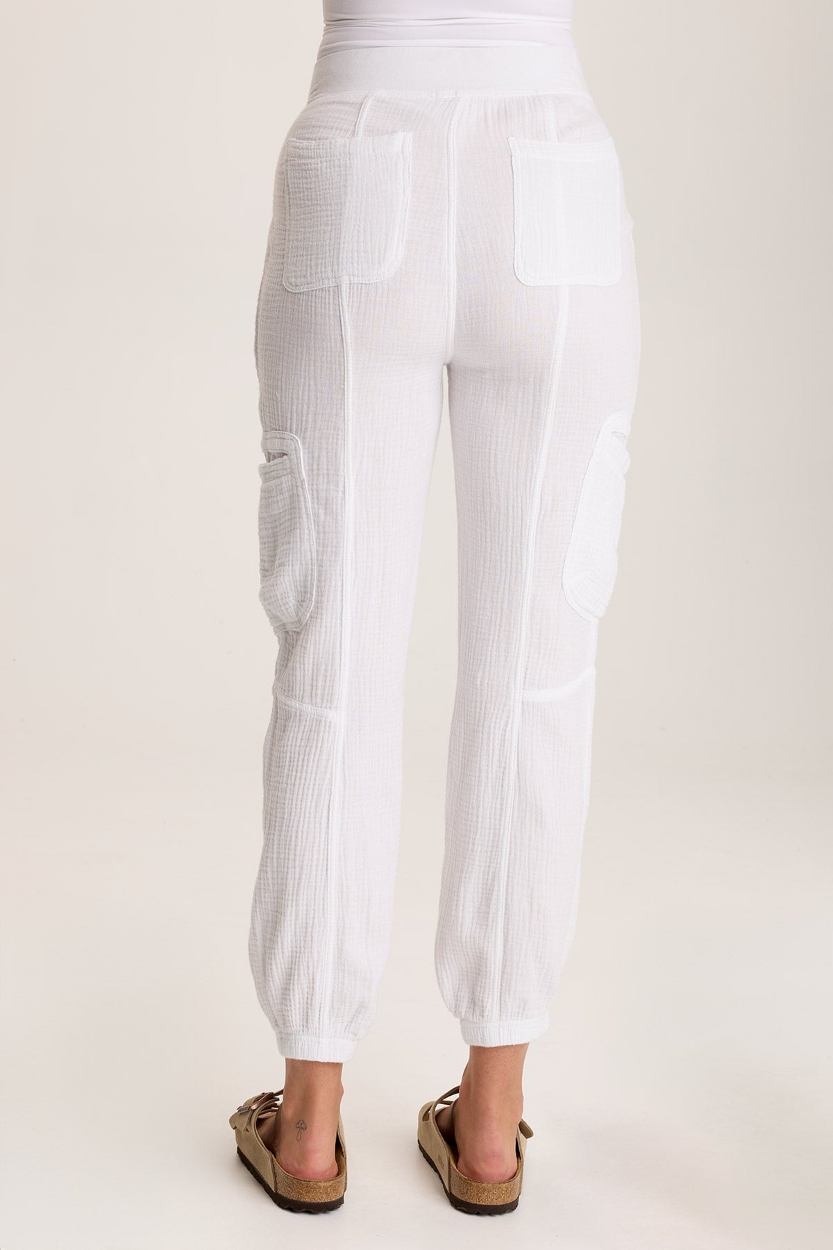 Hidalgo Soft Plush Gauze Jogger Pants for Women - Comfortable Lounge & Sleepwear, Perfect for Yoga, Running Errands, and Relaxing at Home