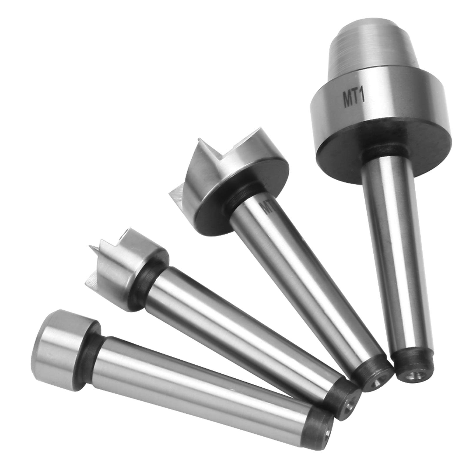4PCS Wood Lathe Turning Spur Cup Center Set - MT1 Taper for Woodworking Tools | Perfect for DIY Woodturning Projects & Professional Wood Lathe Accessories