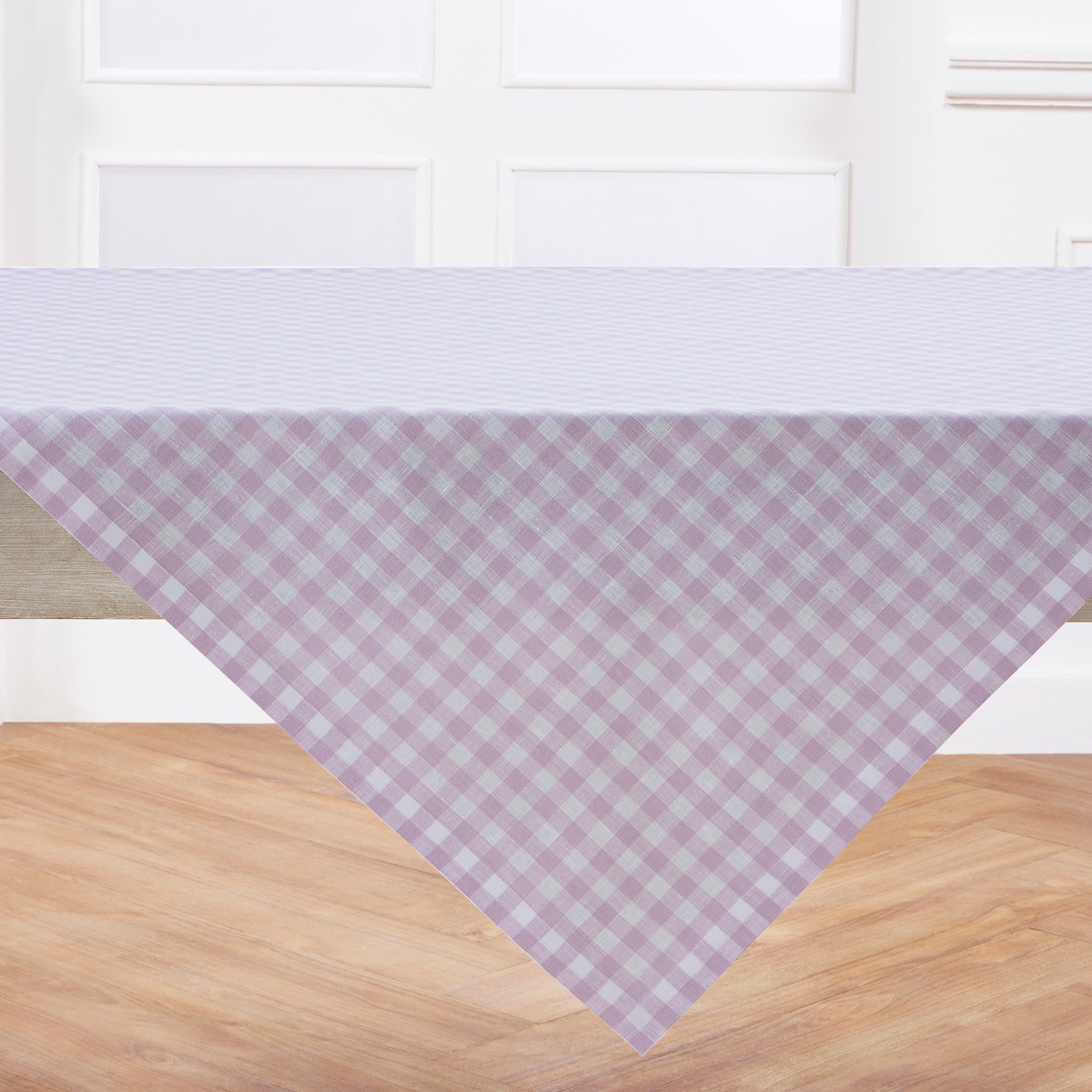 Classic Gingham Table Throw - Stylish Cotton Tablecloth for Dining, Picnics & Outdoor Events - Perfect for Kitchen, Party & Home Decor