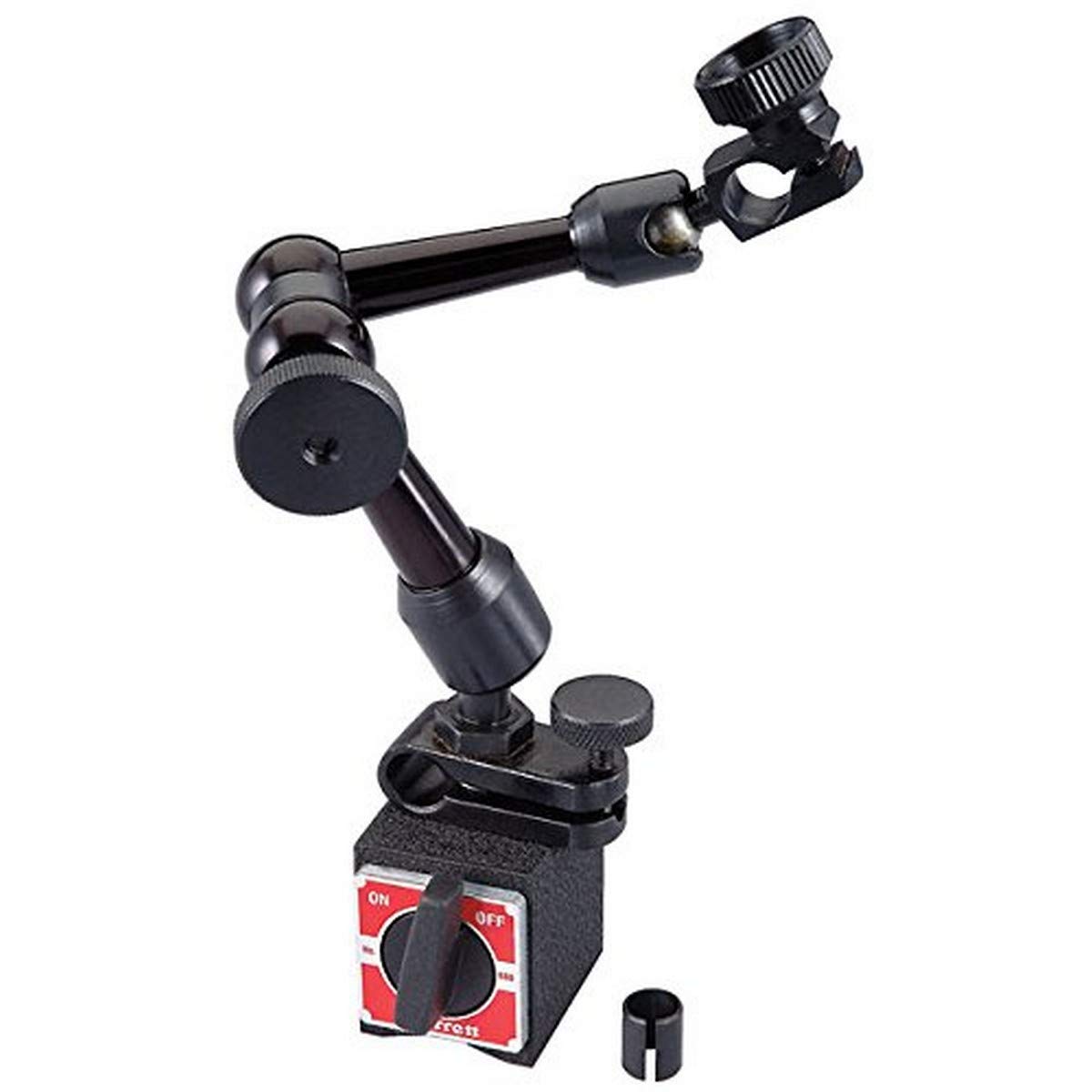 Starrett 992537 660 Magnetic Base Indicator Holder with Triple Jointed Arm - Precision Measuring Tool for Machining, Metalworking & Engineering Works