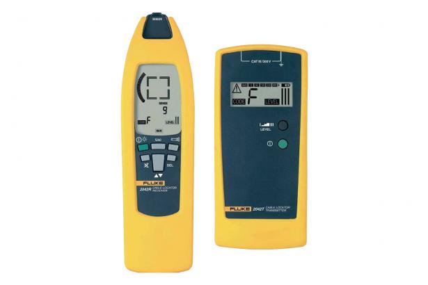 Fluke 2042 Cable Locator Set with Accessories | Underground Wire & Pipe Detector | Professional Cable Tracer Kit for Electricians & Contractors | Ideal for Home Renovation & Construction Projects
