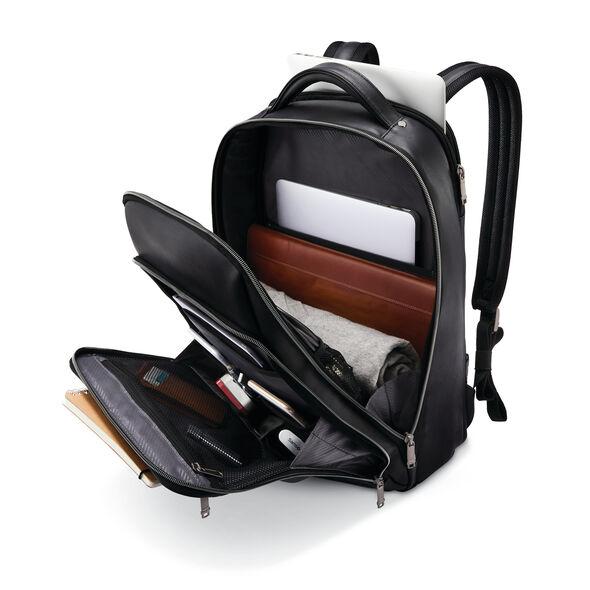 Samsonite Classic Leather Backpack for Men & Women - Durable Business Travel Backpack with Laptop Compartment - Perfect for Office, School, College & Commuting
