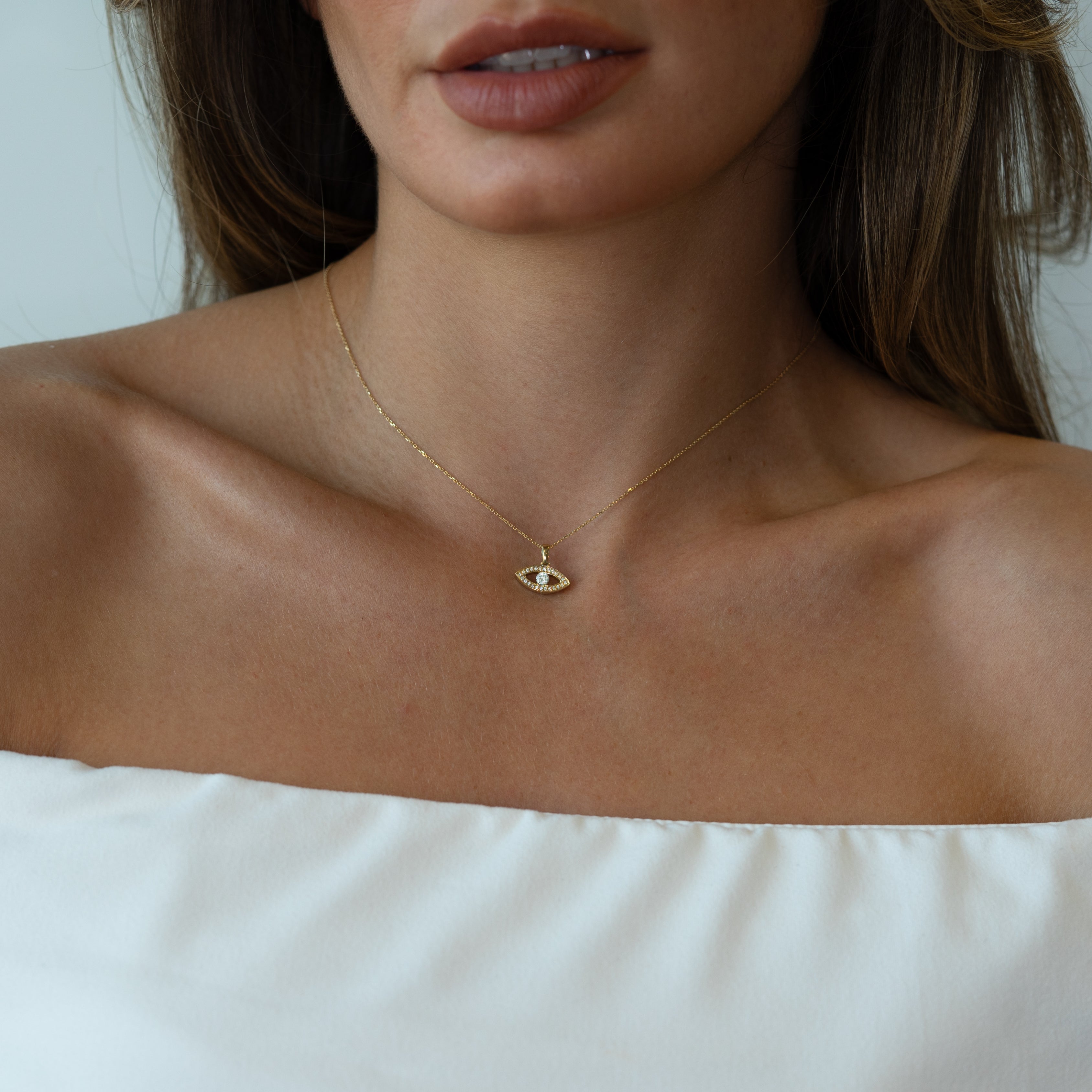 Open Third Eye Pendant Necklace - Spiritual Awakening Jewelry for Meditation & Chakra Balancing | Perfect for Yoga, Reiki Healing & Energy Work