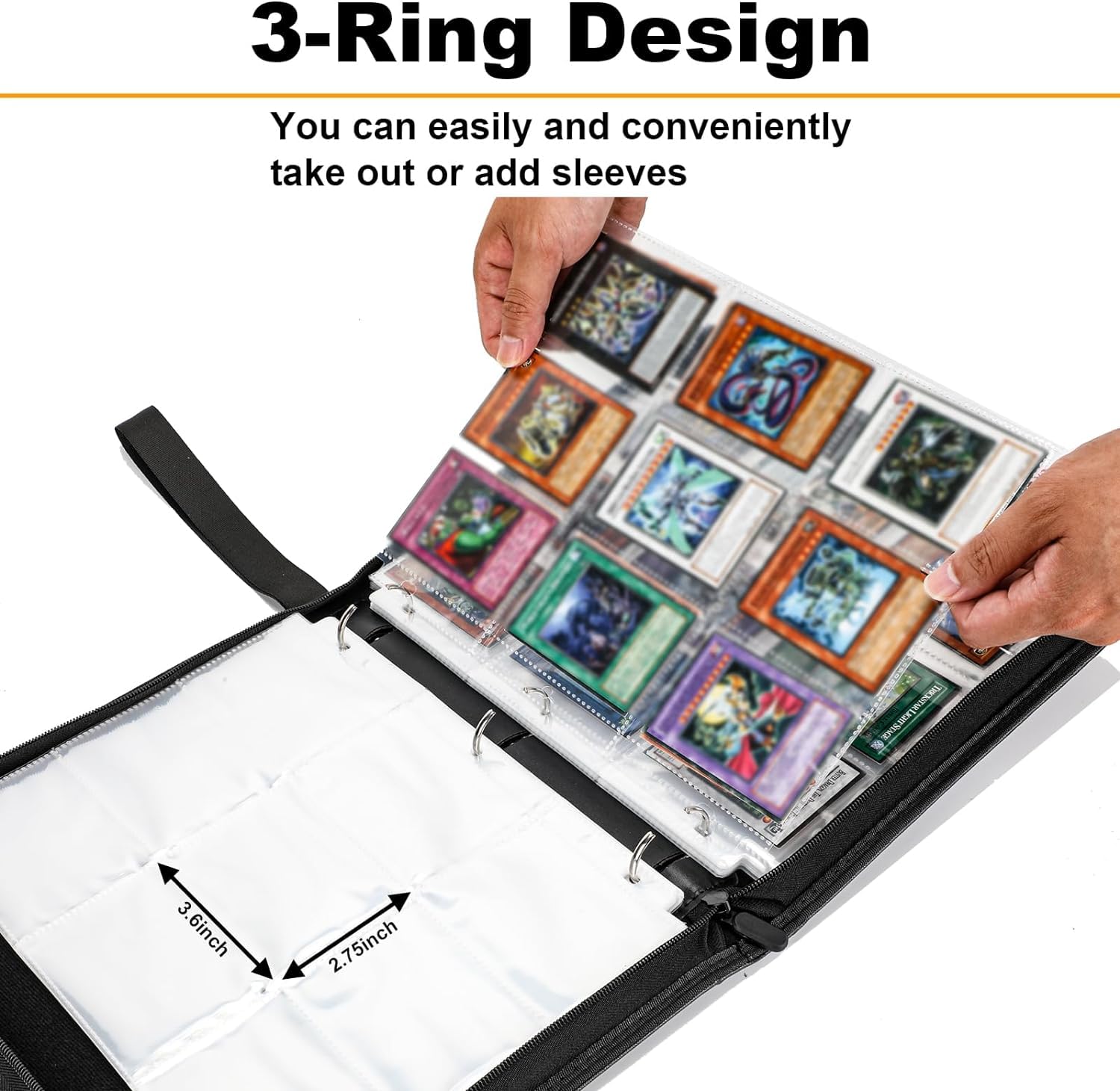 Premium KarlyPro Binder for Lorcana & TCG Trading Cards - 990 Pockets with 55 Sleeves | Sports Cards, Collectible Card Holder | Perfect for Card Game Tournaments, Collecting & Storage