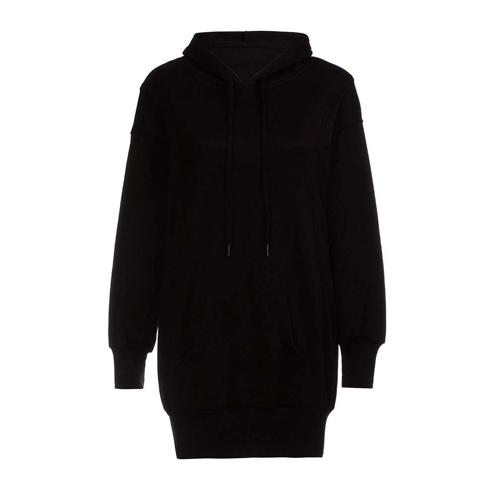 Bokeley Fashion Oversized Women's Long Sleeve Sweatshirt Hoodie with Pockets - Perfect for Casual Outings and Cozy Evenings